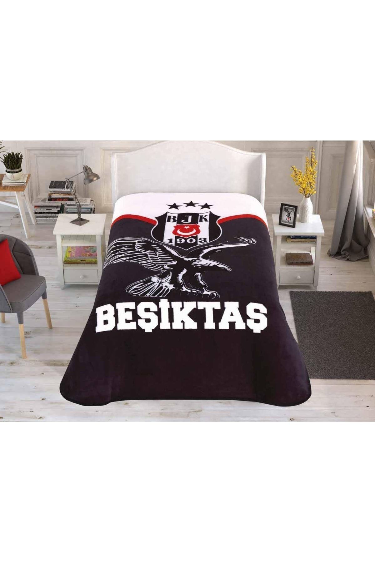 TARZEV Zorlu Lisanslı Beşiktaş Battaniye