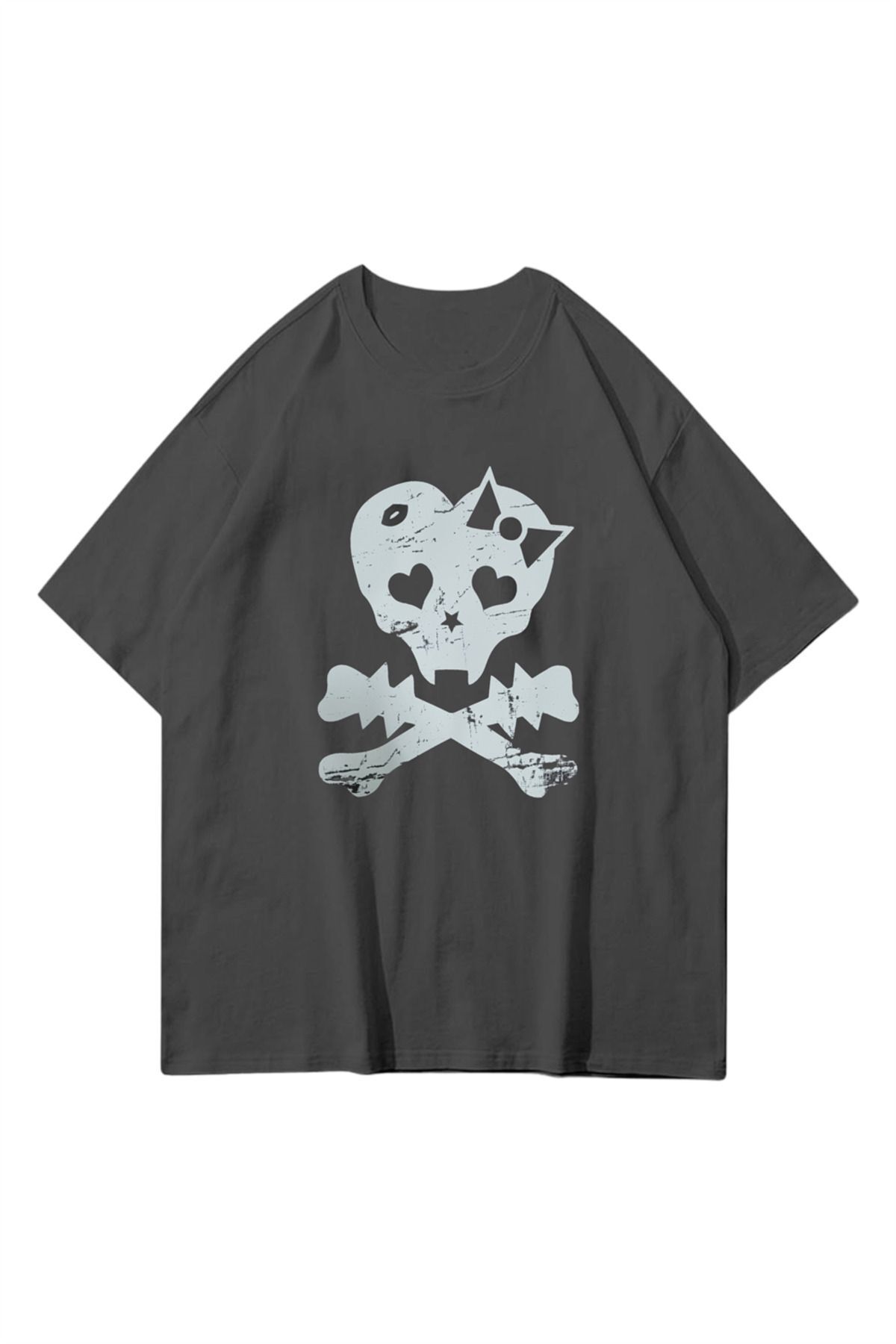 Carpe Cute And Dangerous Skull Oversize T-shirt