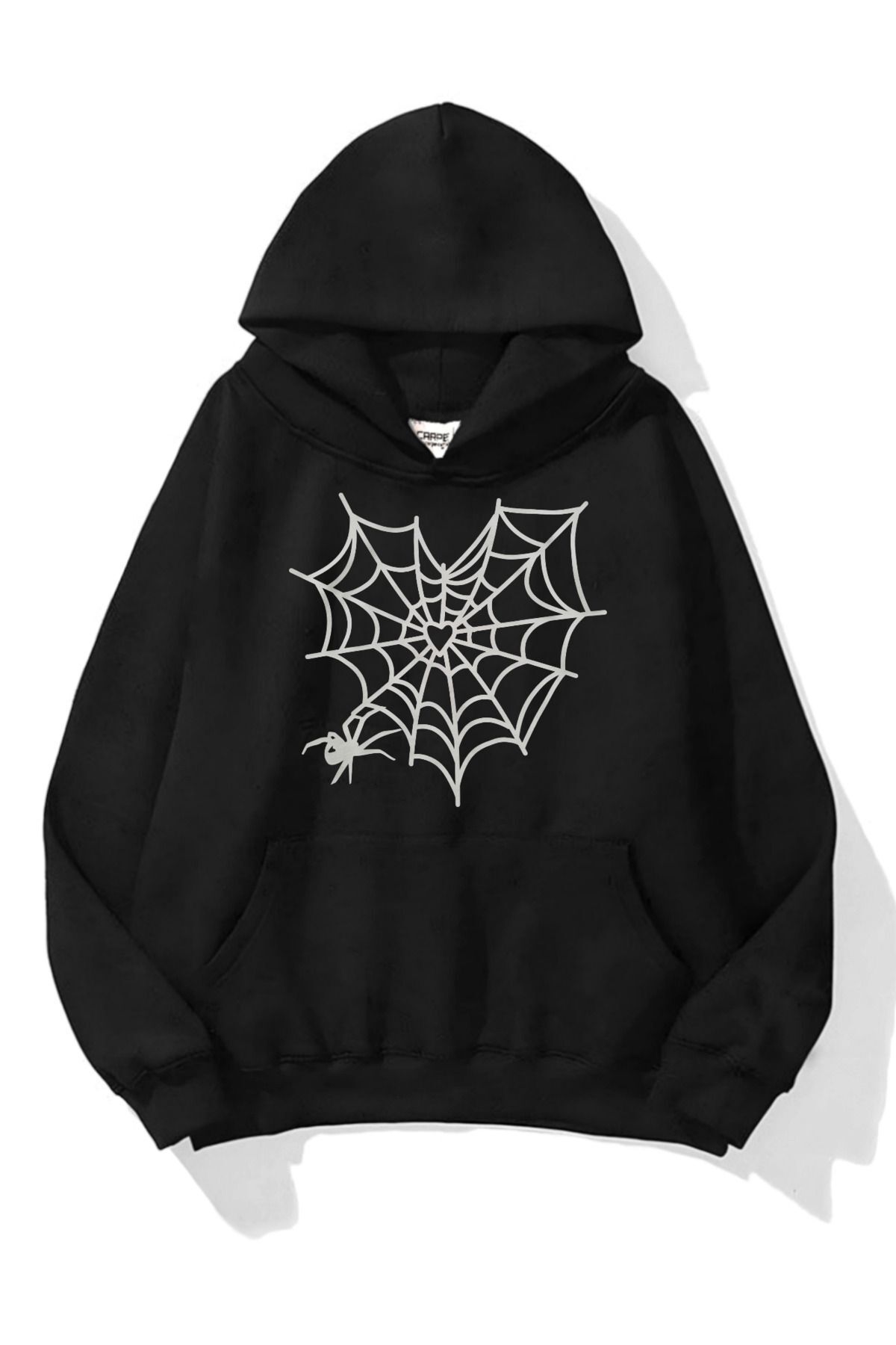 Carpe Heart Spider 3 İplik Oversize Sweatshirt
