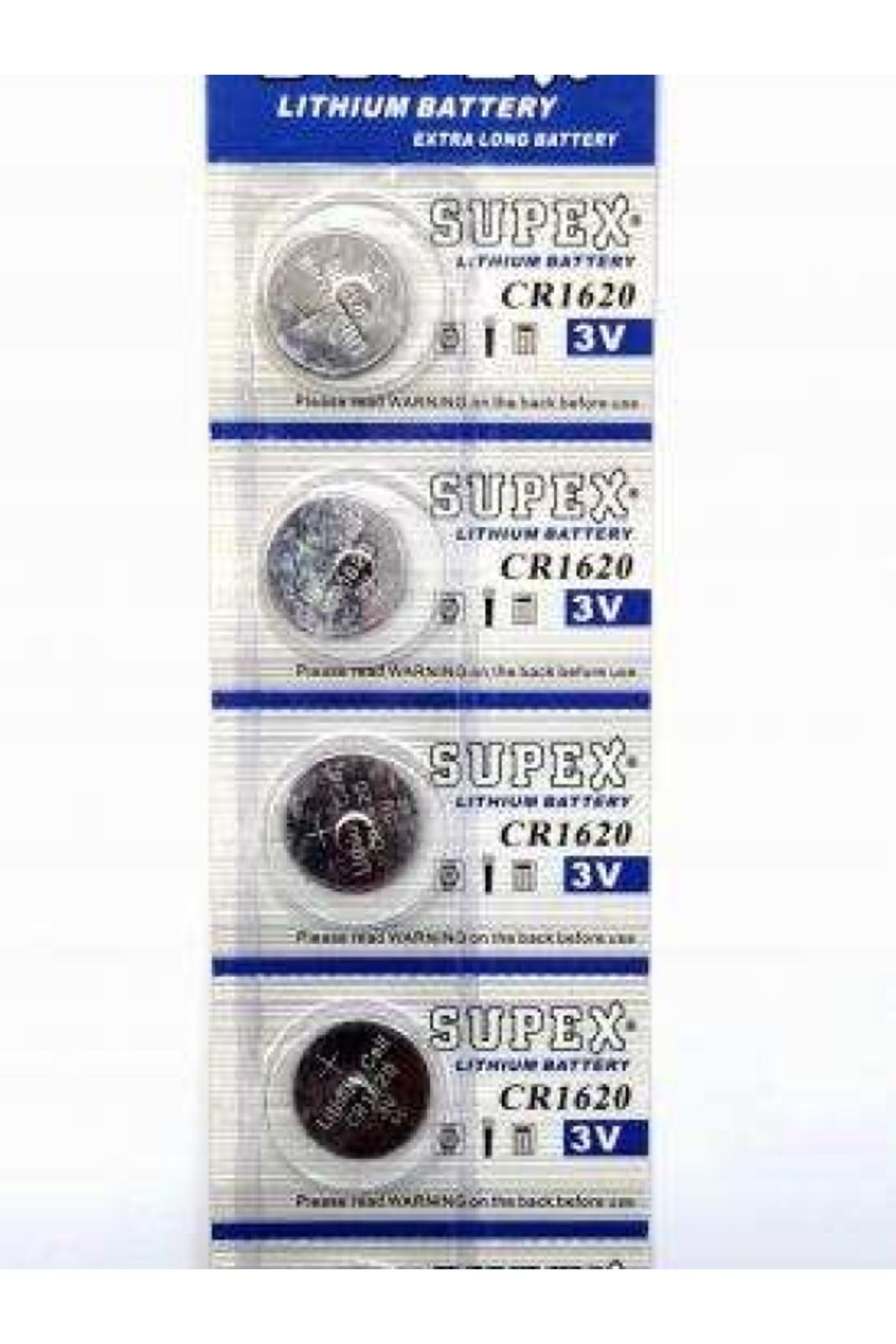 Supex Cr1620-c5 3v Lityum Düğme Pil 5'li Paket