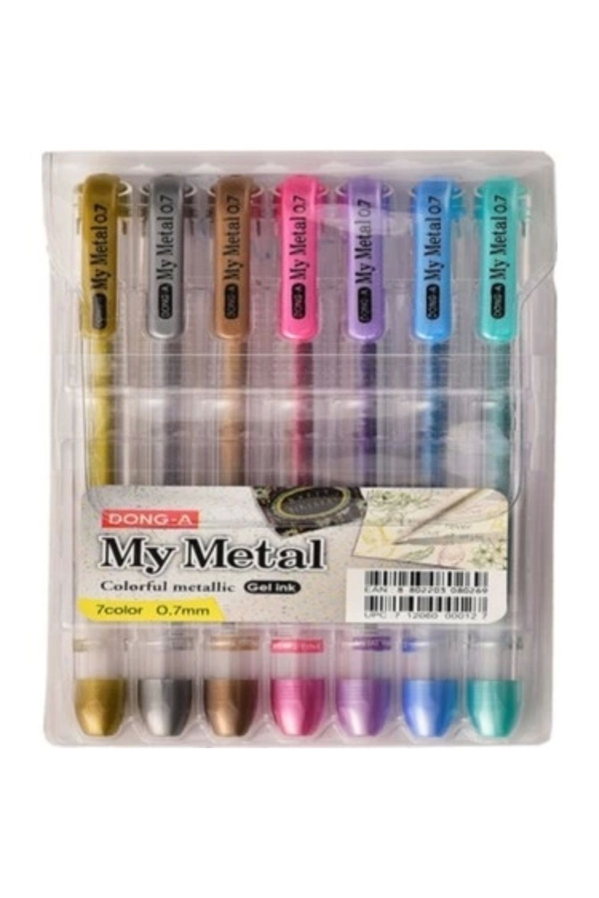 Dong A My-jel 0.7 Kalem Iğne Uçlu Metalik Renkler
