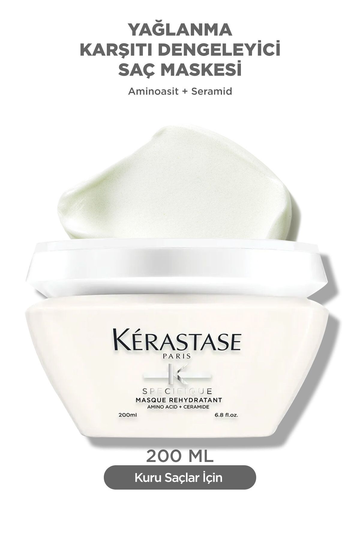 Kerastase Specifique Masque Rehydratant Yağlanma Karşıtı Dengeleyici Jel Yapılı Maske 200 ml