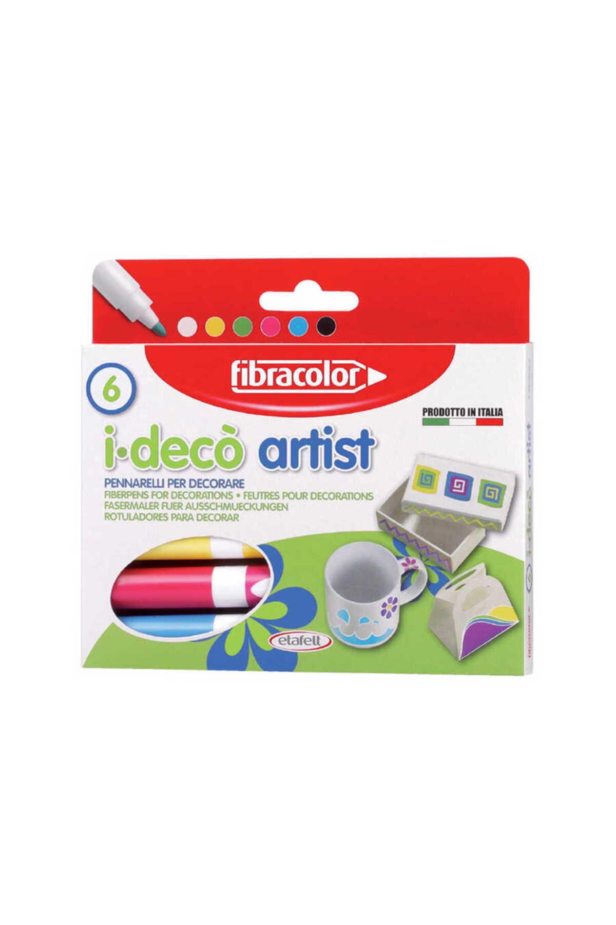 Fibracolor Yıkanabilir Su Bazlı Jumbo Keçeli Kalem 12 Renk