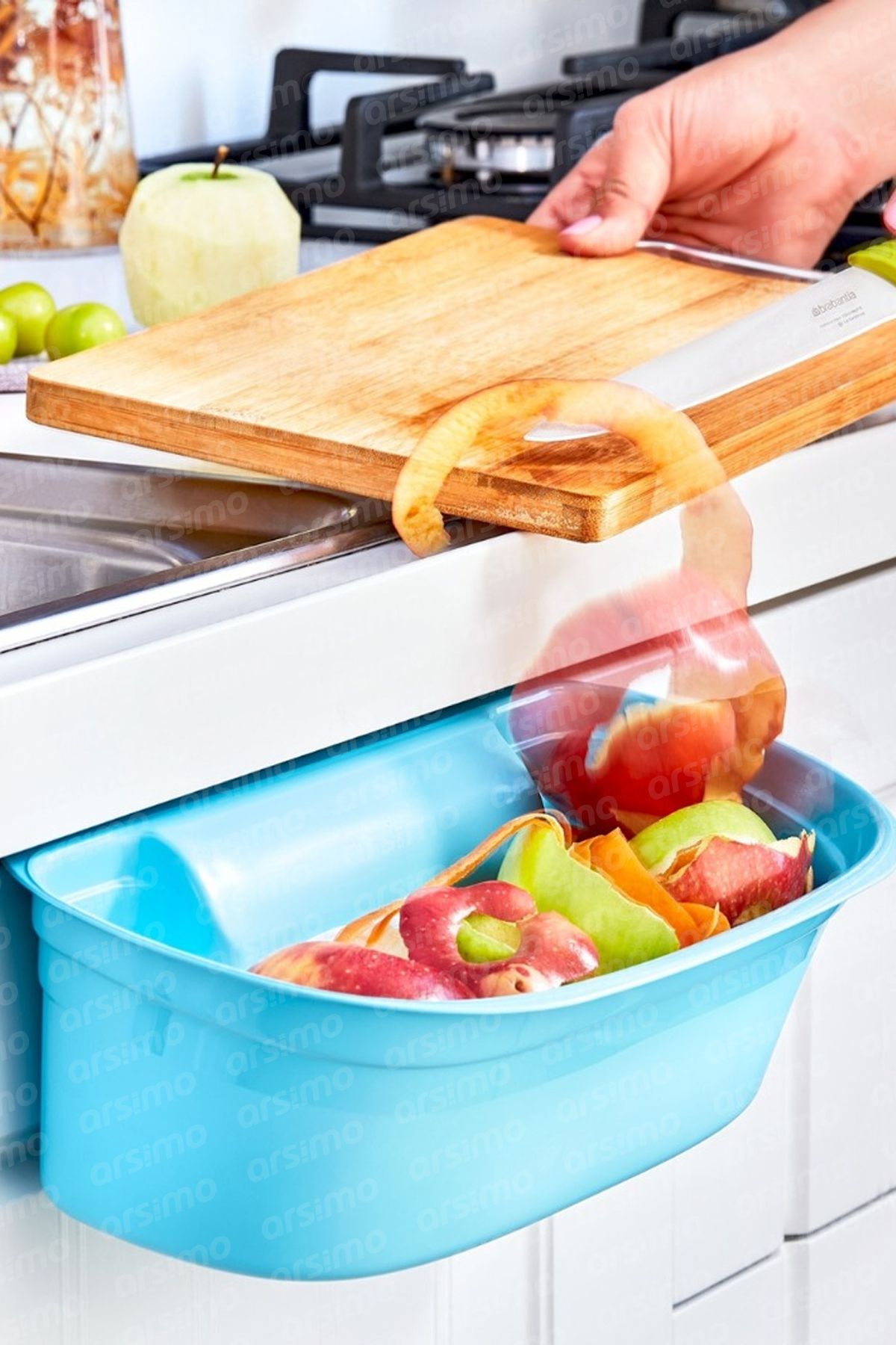 Arsimo Dolaba Asılabilir Mutfak Tipi Pratik Çöp Kutusu | Mutfak Çöp Kovası