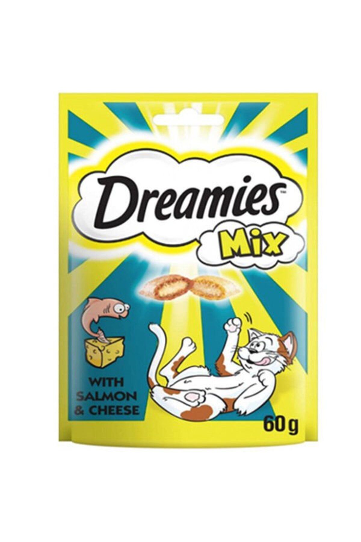 Dreamies Mix Somon Balıklı Ve Peynirli Kedi Ödülü 60 gr