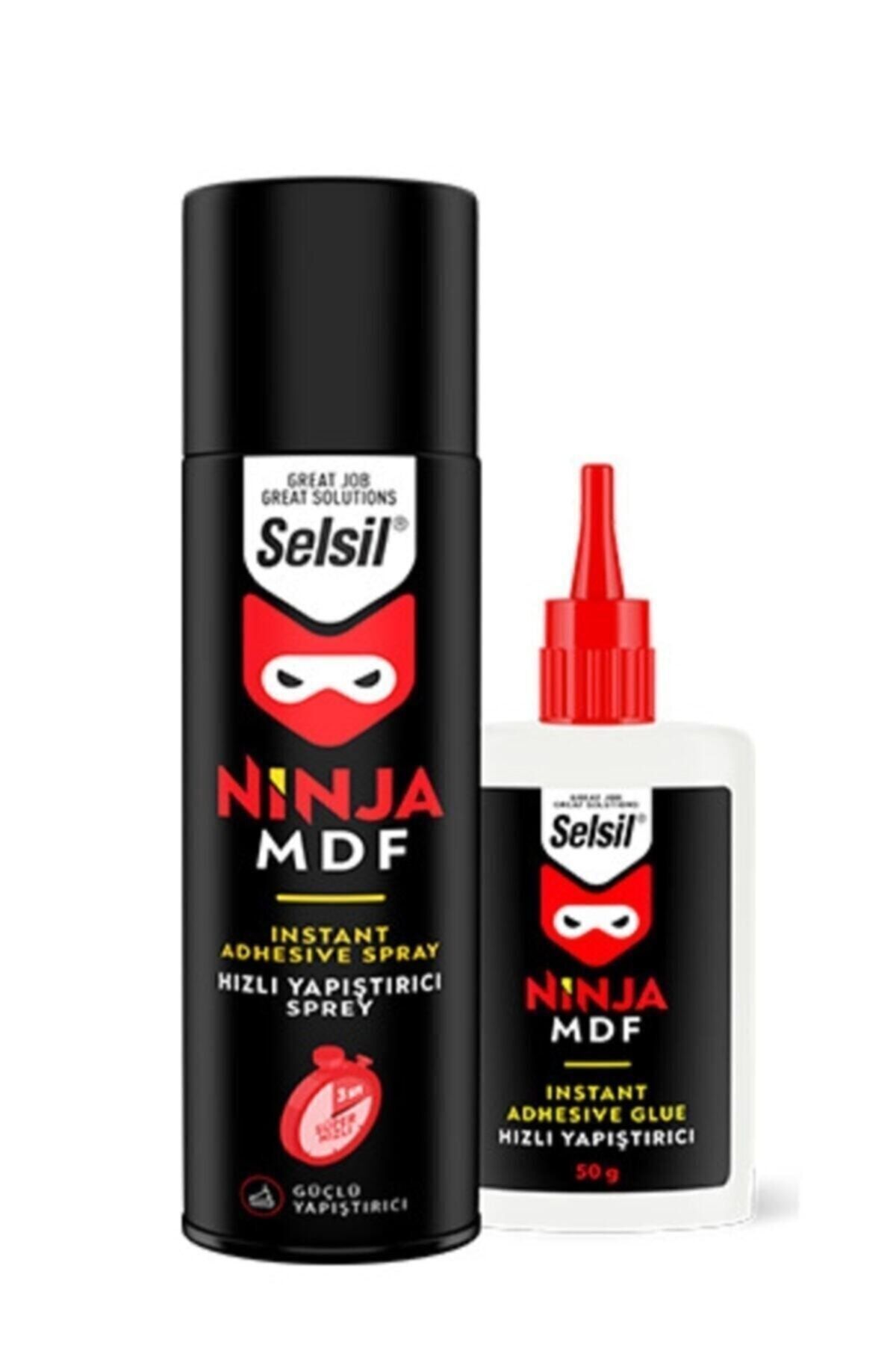 Selsil Ninja Mdf Hızlı Yapıştırıcı 200 Ml + 50 Ml