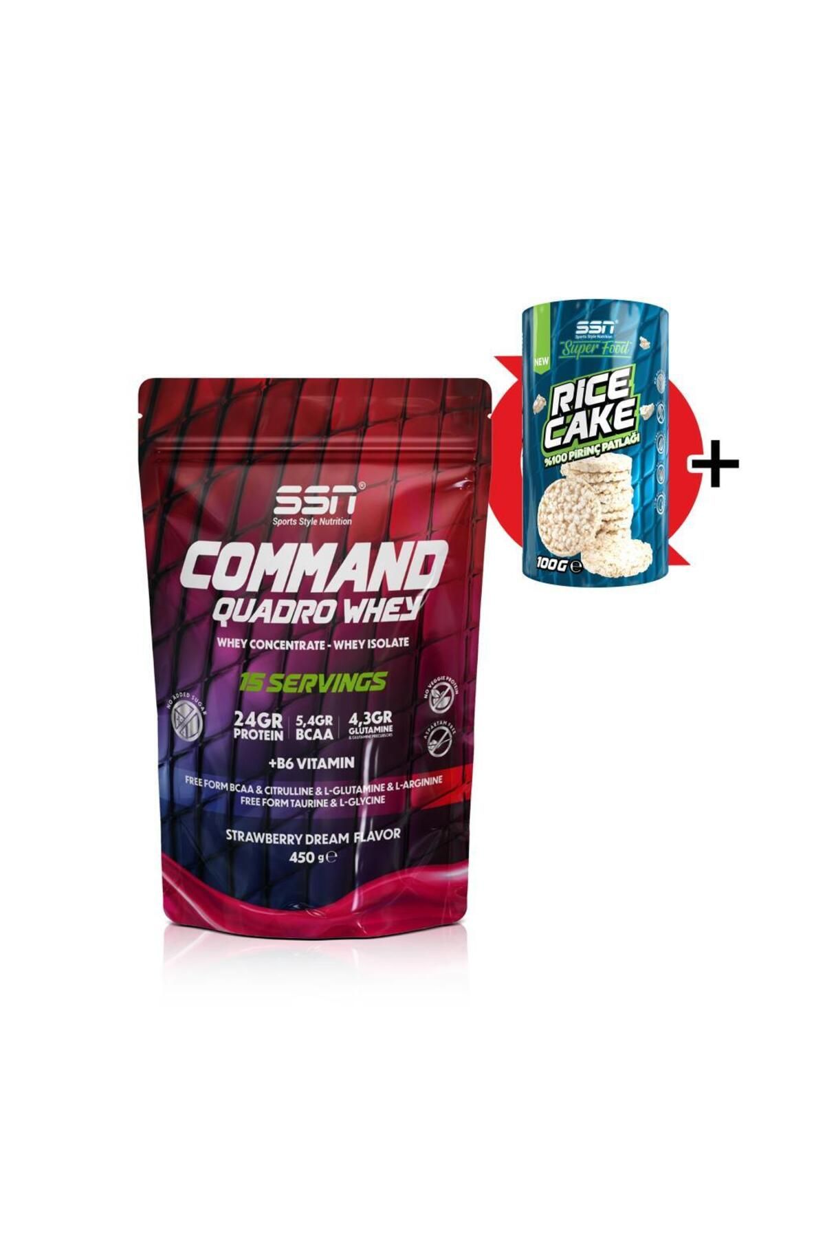 SSN Sports Style Nutrition Command Quadro Whey 450 Gr (Çilek) Protein Tozu