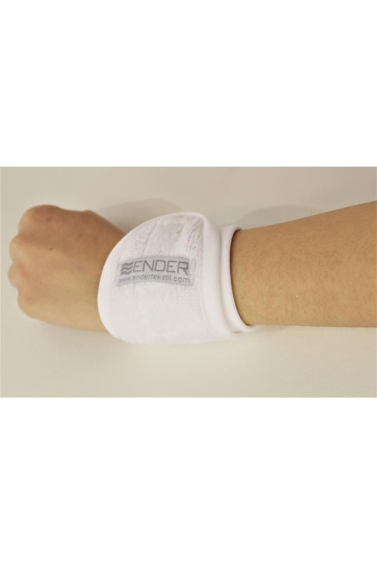 Ender Home Kadife Bilek Bandı Sporcu Havlu Bileklik Fitness Gym Tenis Bandı