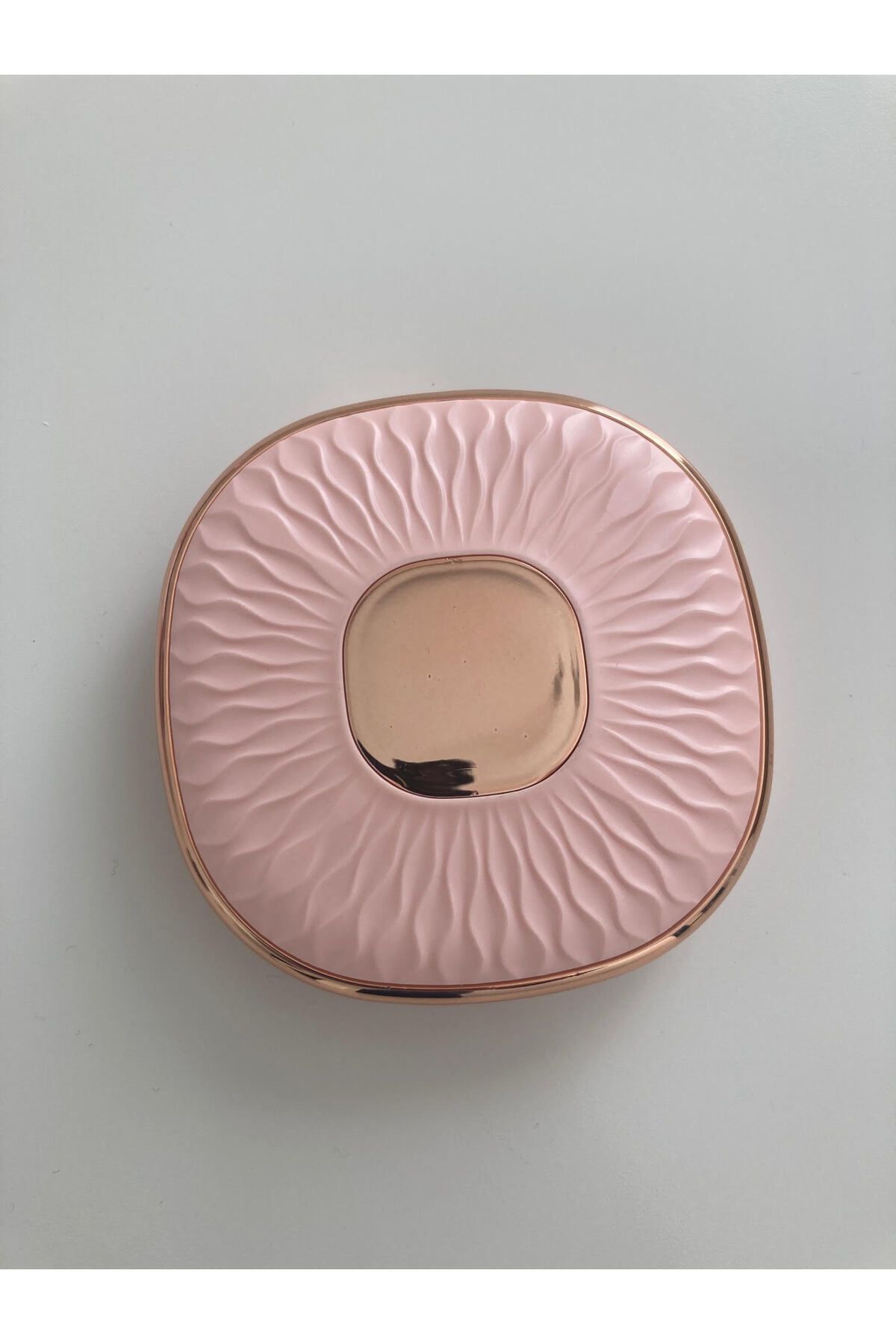 BİYUTREND Çift Taraflı Taşınabilir Kompakt Makyaj Aynası Katlanır Mini Çanta Makyaj El Aynası