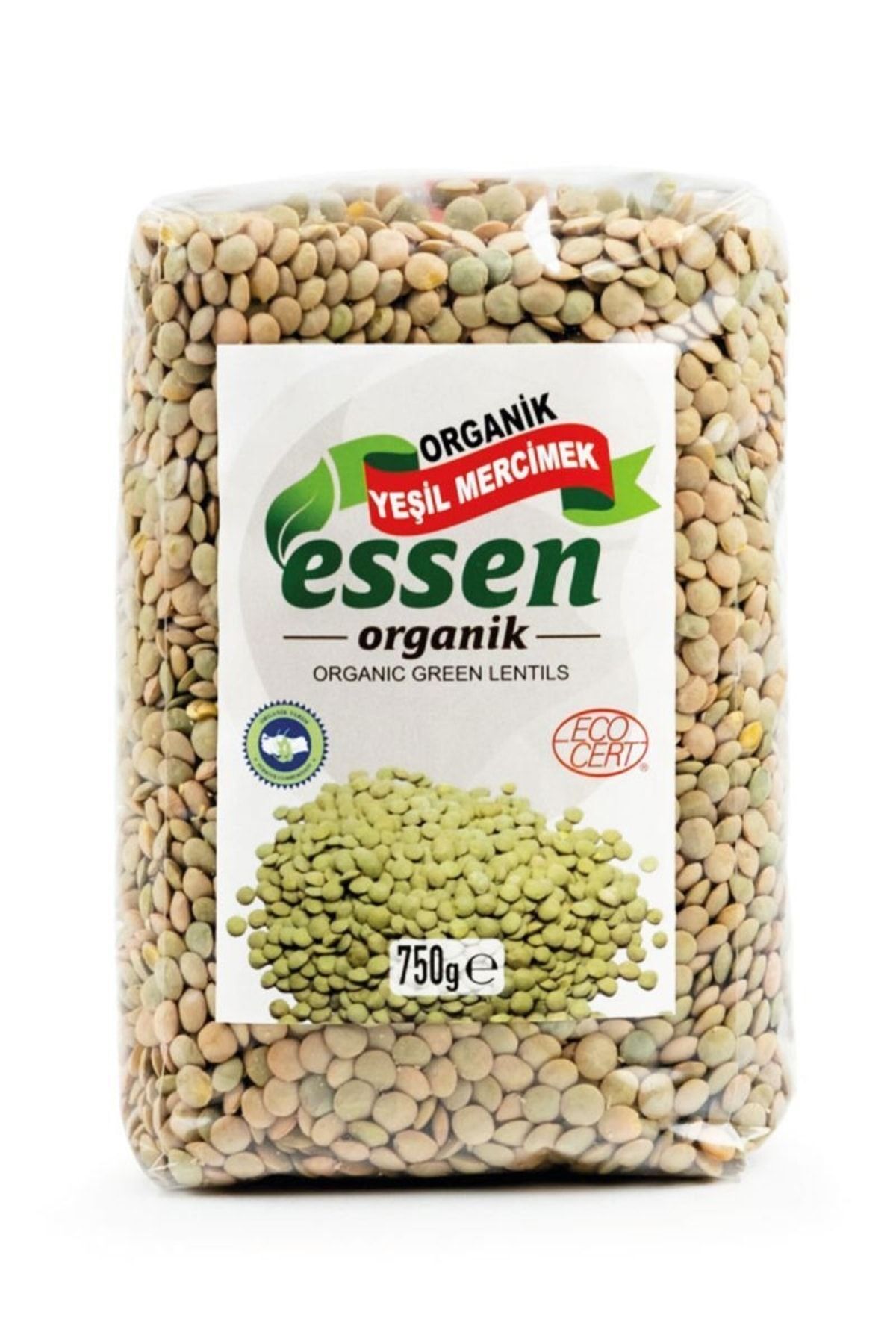Essen Organik Yeşil Mercimek 750 gr