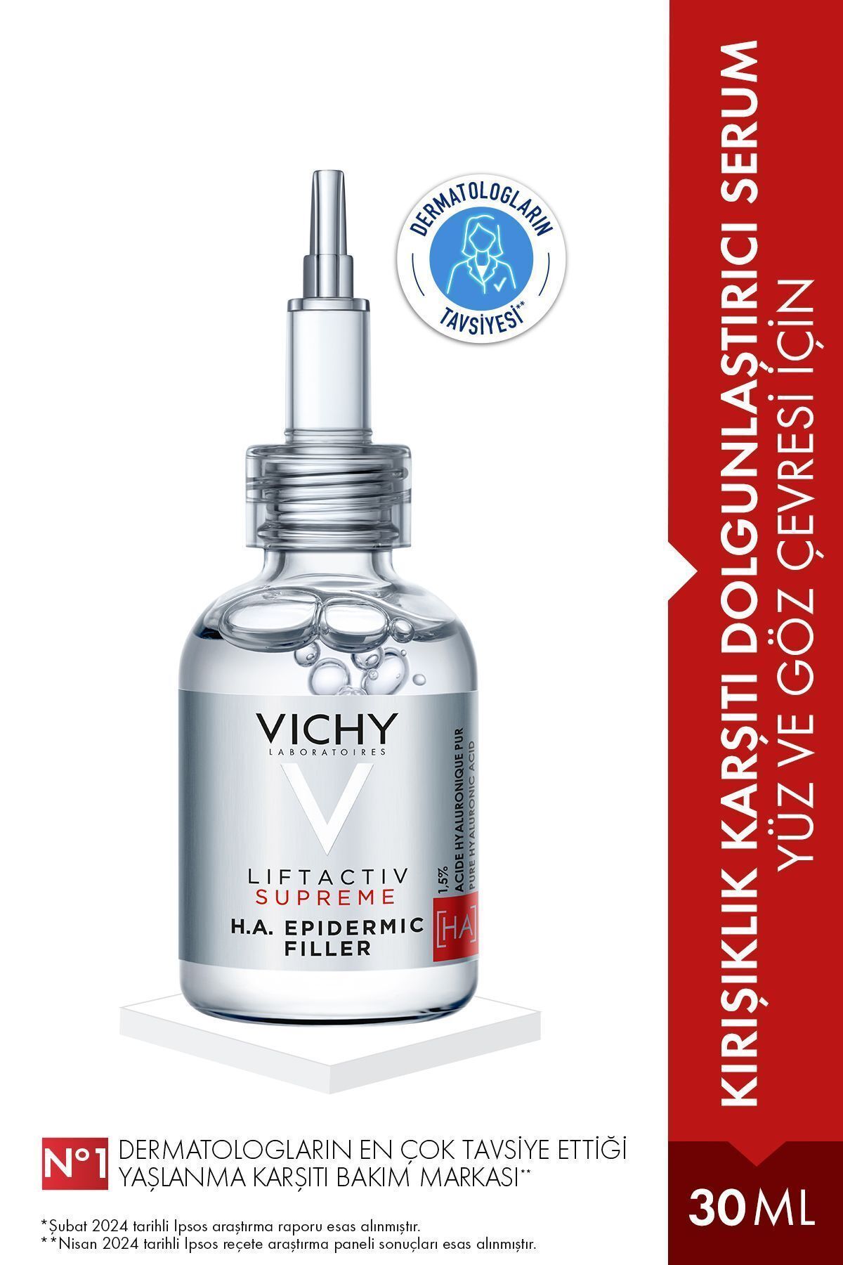 Vichy Liftactiv Supreme H.a Epidermic Filler Serum 30 Ml