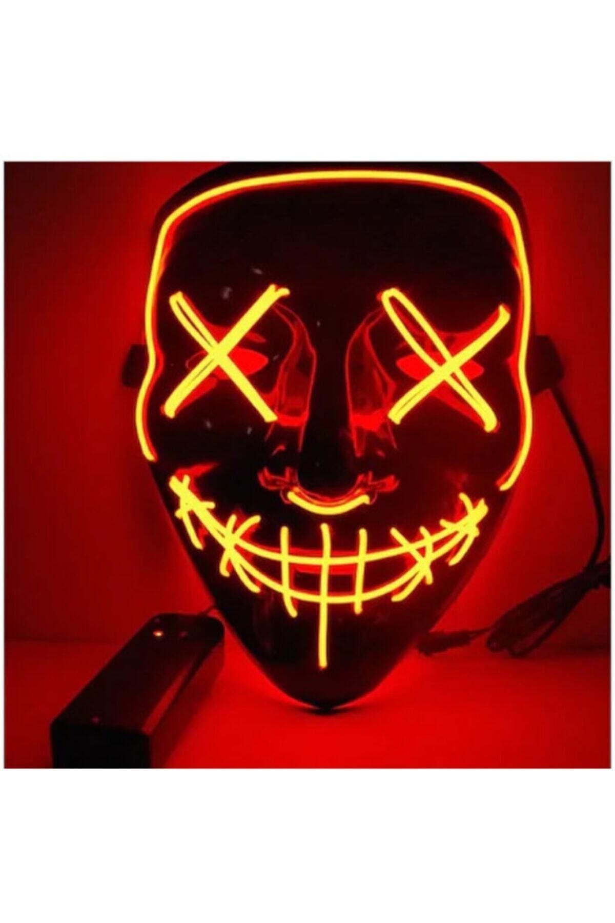 İMEXTECH Hallowen Led Işıklı Neon Maske