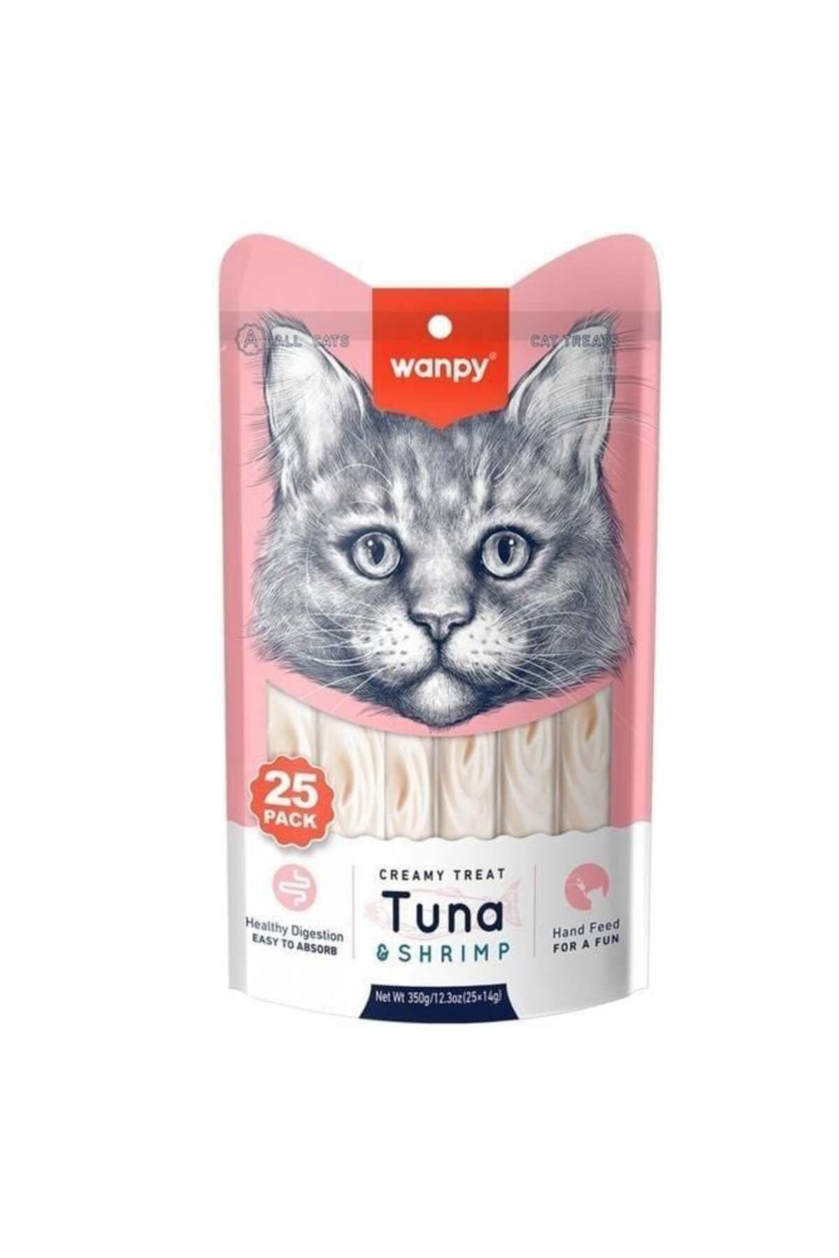 Wanpy Ton Balıklı Ve Karidesli Sıvı Kedi Ödülü 25x14 gr