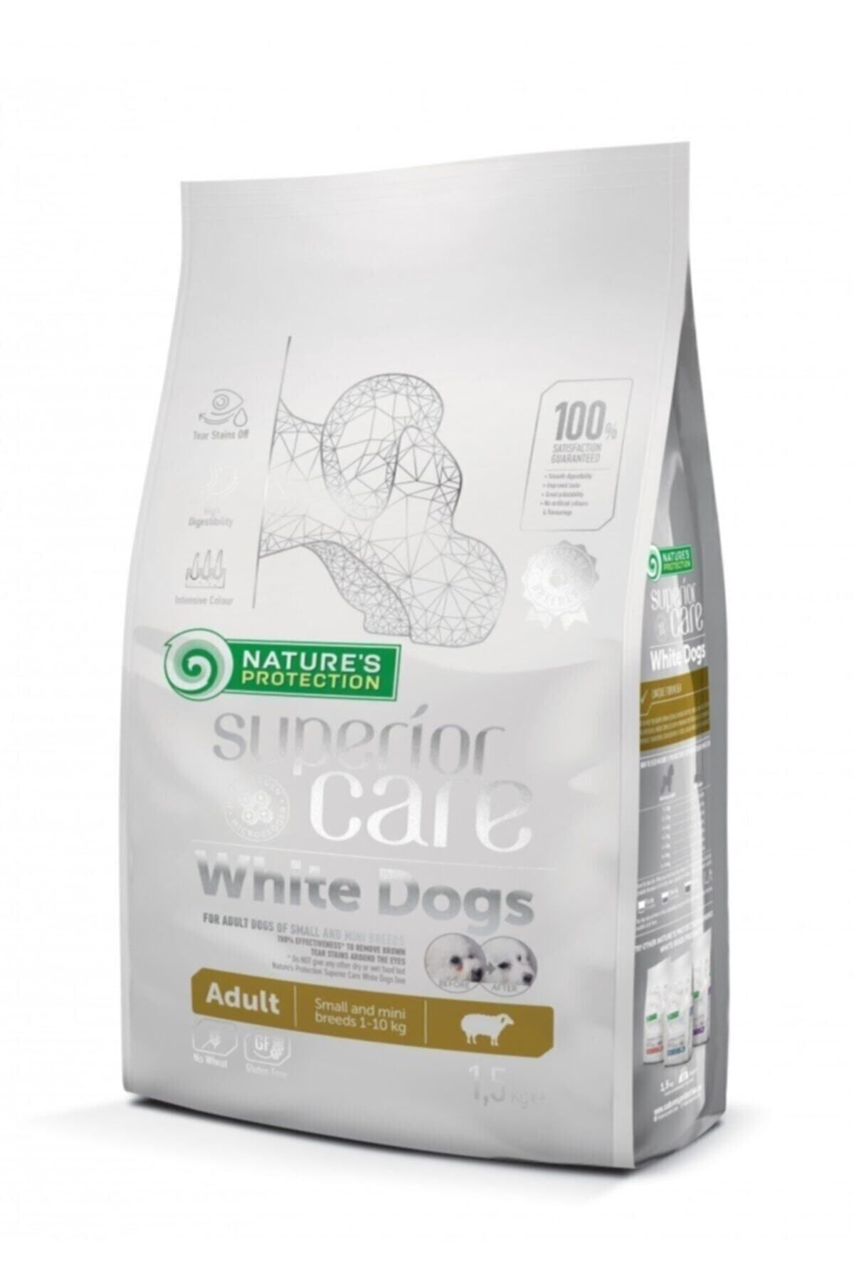 Nature's Protection Np Superior Care White Dogs Lamb Adult Small And Mini Breeds 1.5kg Food For Adult, Small And Mini Br