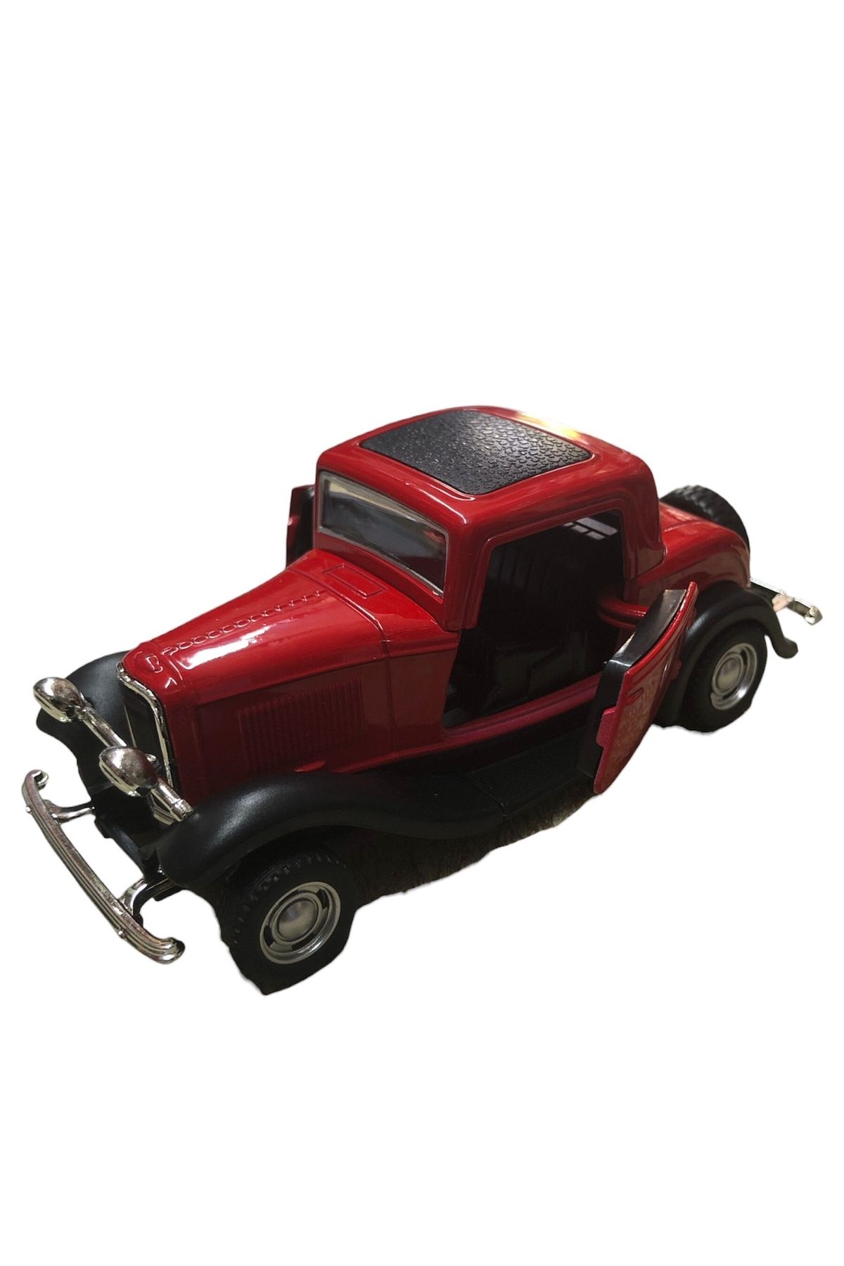 alisverisdevi eski model araba kırmızı renk çek bırak araba