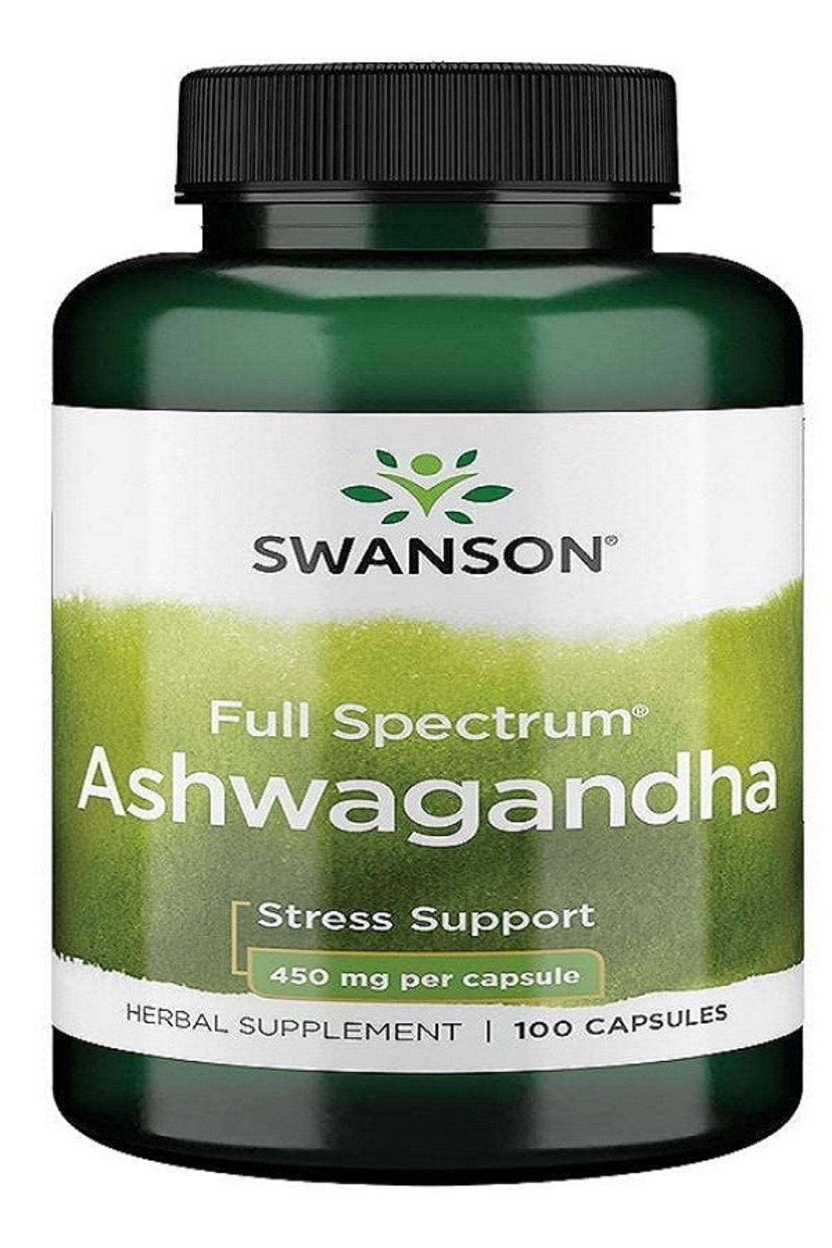 SWANSON Ashwagandha 450 Mg 100 Kapsül Herbal Supplement
