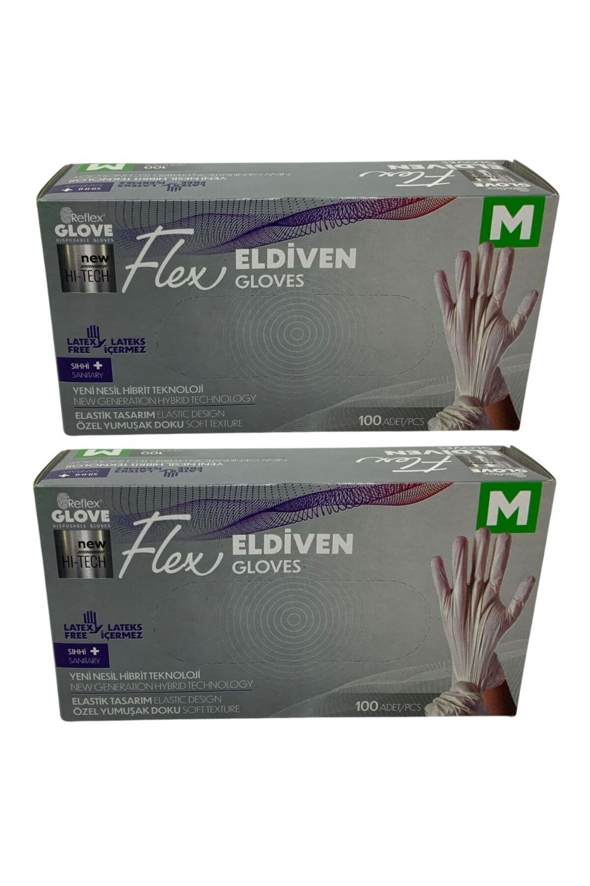 Reflex Glove Flex Eldiven M 100 Adet 2 Adet