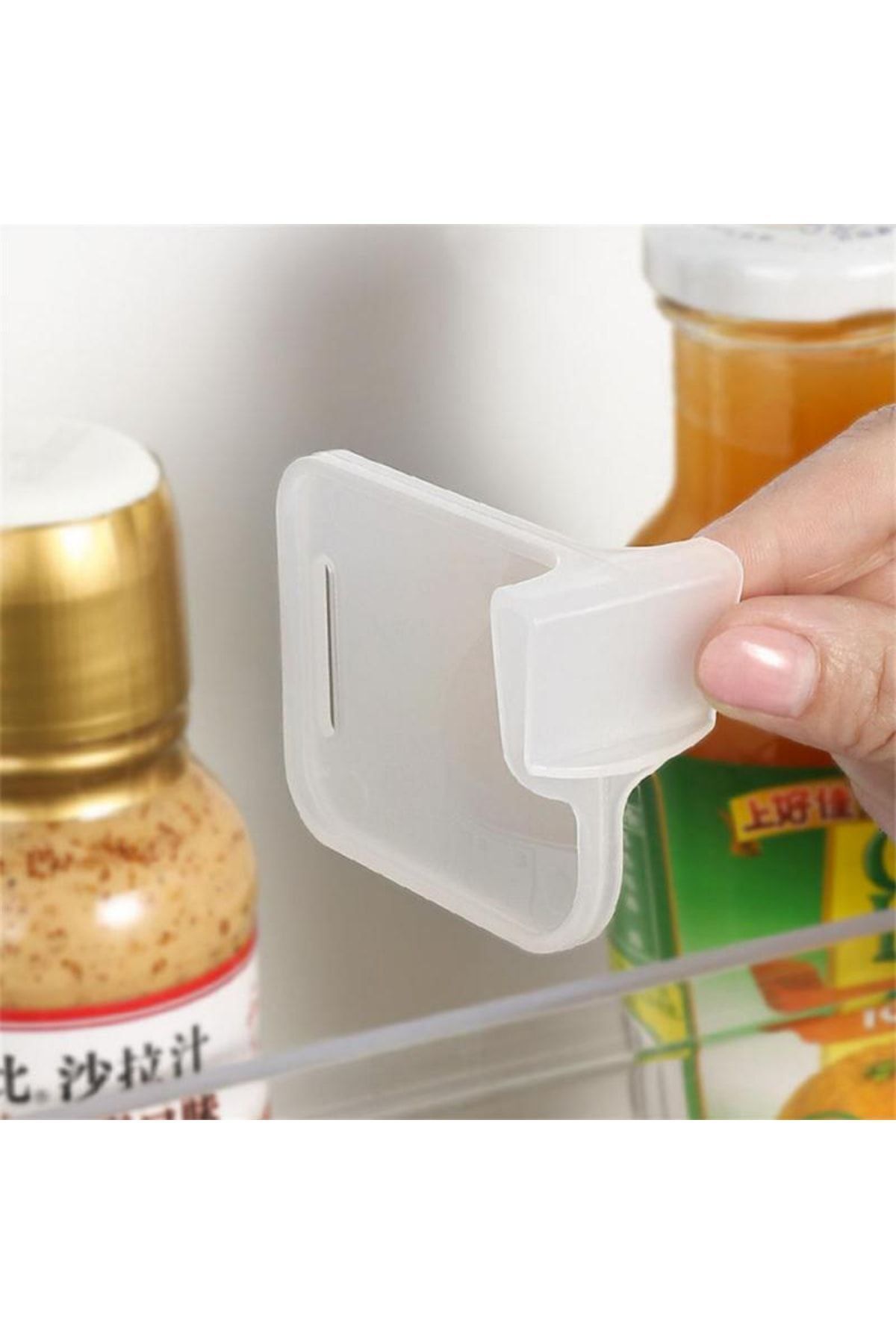 omilife Buzdolabı Raf Ayırıcı Ayarlanabilir Dolap Çekmece Düzenleyici 4 Adet