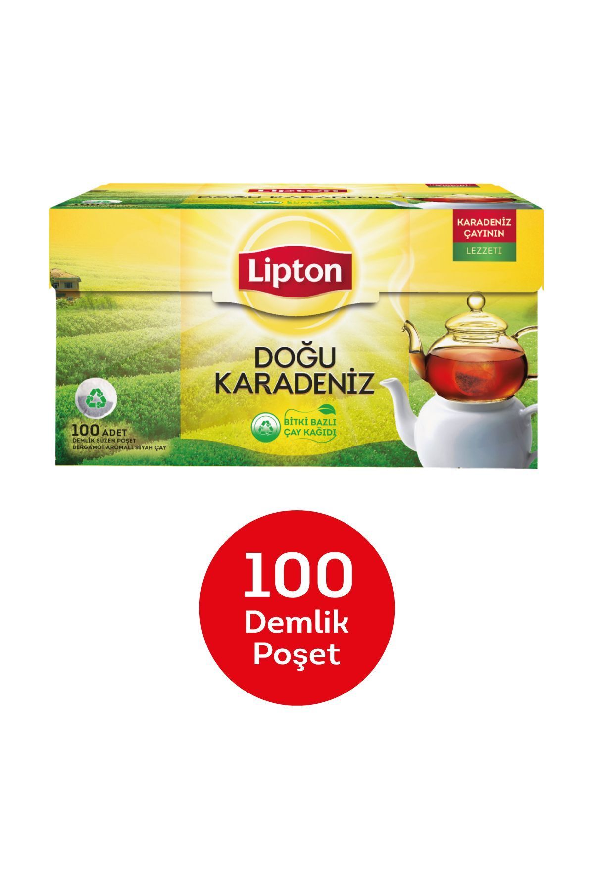 Lipton Doğu Karadeniz Demlik Poşet Çay 100'lü