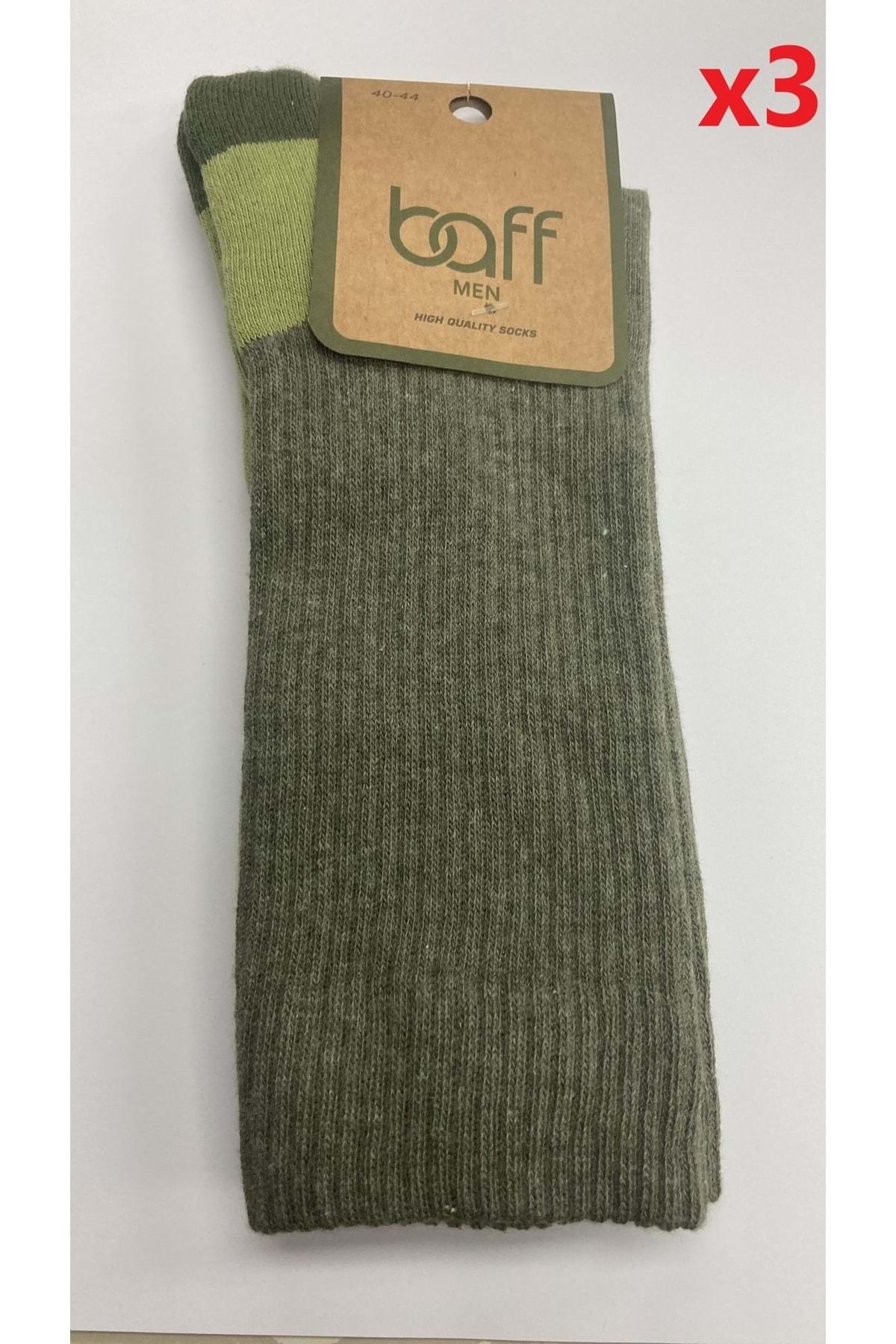 Baff Yeşil Takviyeli Outdoor Çorap (43-46) Yeşil Renk --- --- 3 Çft. Yeşil 1pk.