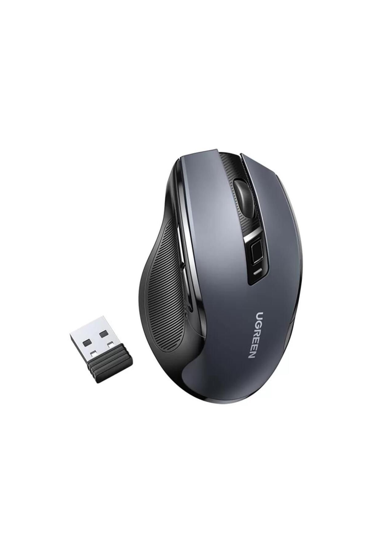 Ugreen 4000dpı Ergonomik Sessiz Kablosuz Optik Mouse