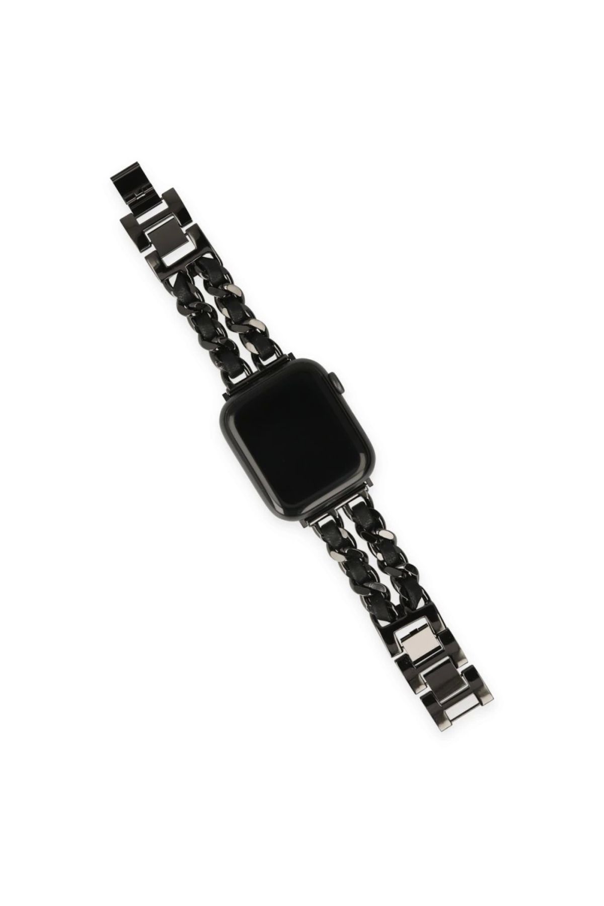 Lisinya Apple Watch 41mm Kr405 Metal Bakla Kordon - Ürün Rengi : Gümüş -