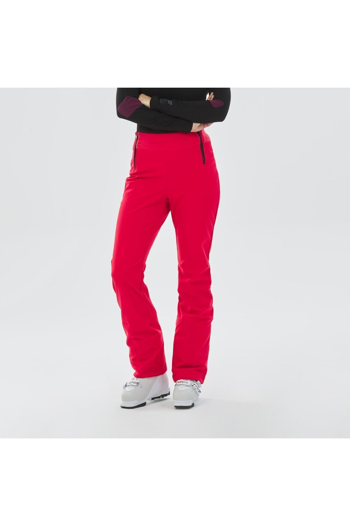 Decathlon Kadın Kayak Pantolonu - Kırmızı - 500