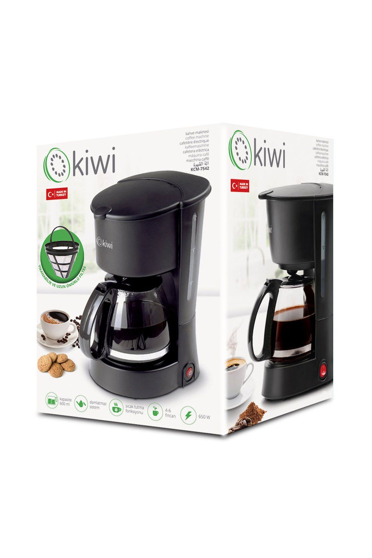 Kiwi Kcm-7542 Filtre Kahve Makinesi