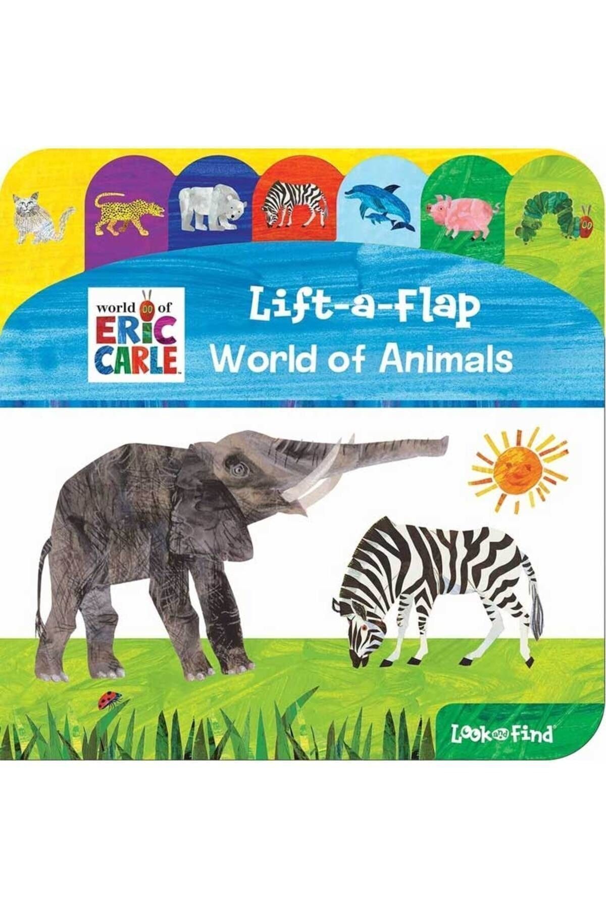 pi kids World of Eric Carle: Lift a Flap World of Animals | Hareketli Resimli İngilizce Çocuk Kitabı