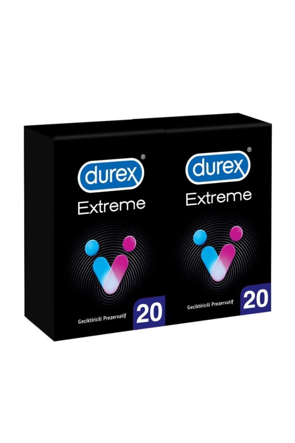 Durex Extreme 40'lı li ve Tırtıklı Prezervatif