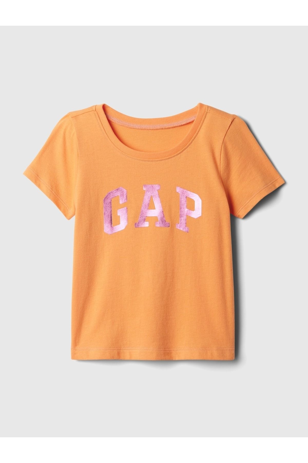 GAP Kız Bebek Turuncu Gap Logo T-Shirt