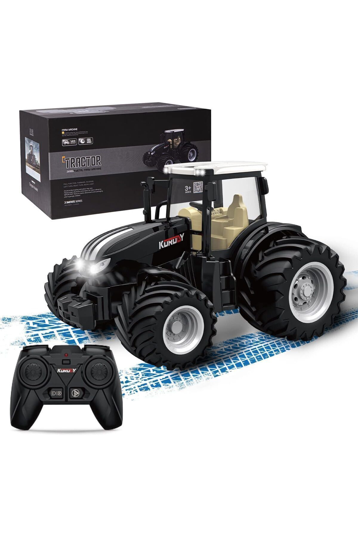 Cici Oyuncak Metal Farm Machine Tractor Uzaktan Kumandalı Şarjlı Traktör Exclusive