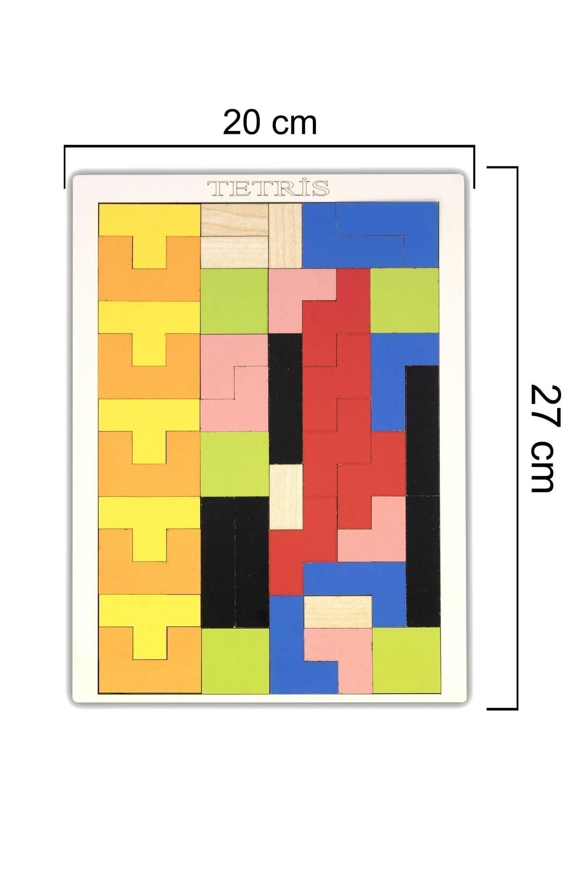 Okçu Ahşap Tetris Blok