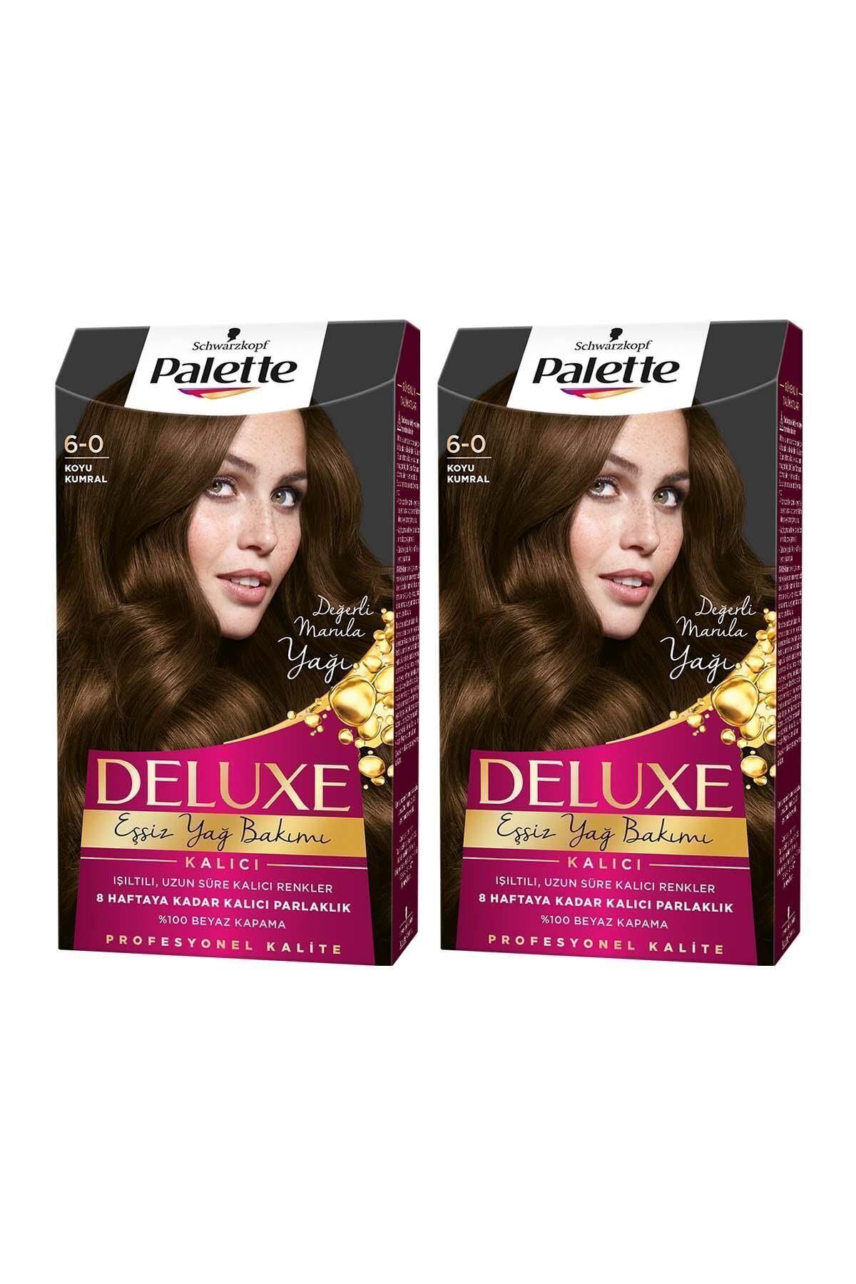 Palette Deluxe 6-0 Koyu Kumral X 2 Adet Saç Boyası