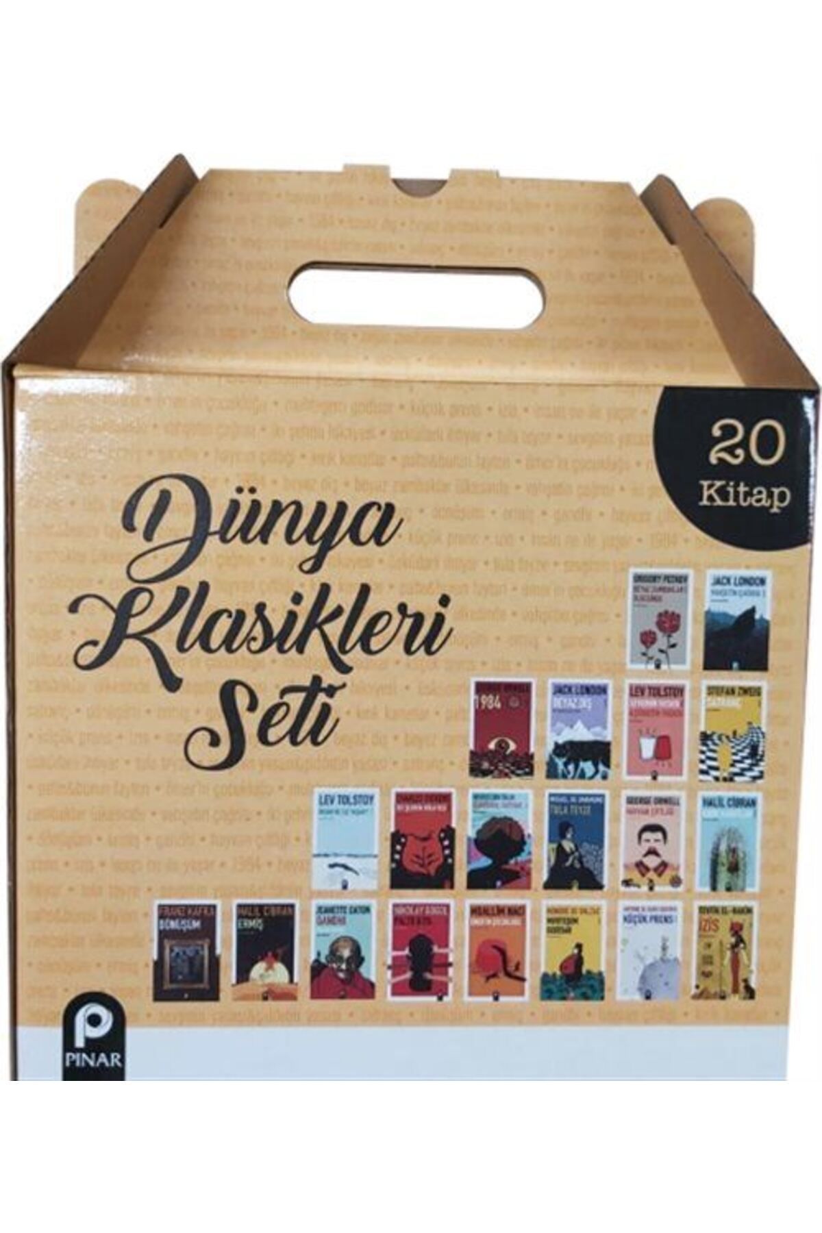 Pınar Yayınları Dünya Klasikleri Kutulu Set (20 Kitap)