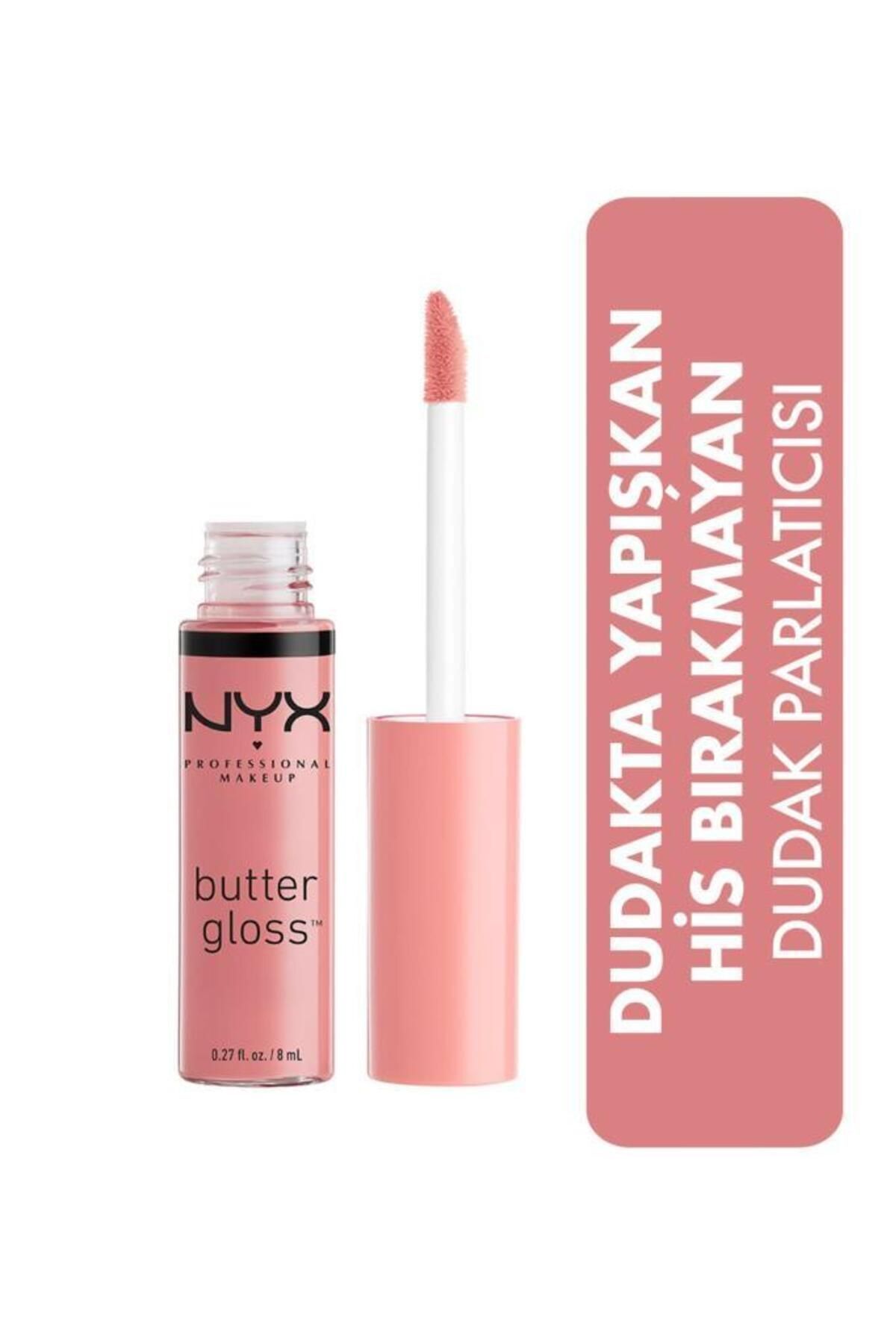 NYX Professional Makeup Dudak Parlatıcısı - Butter Gloss Crème Brulée 15 g 800897818494