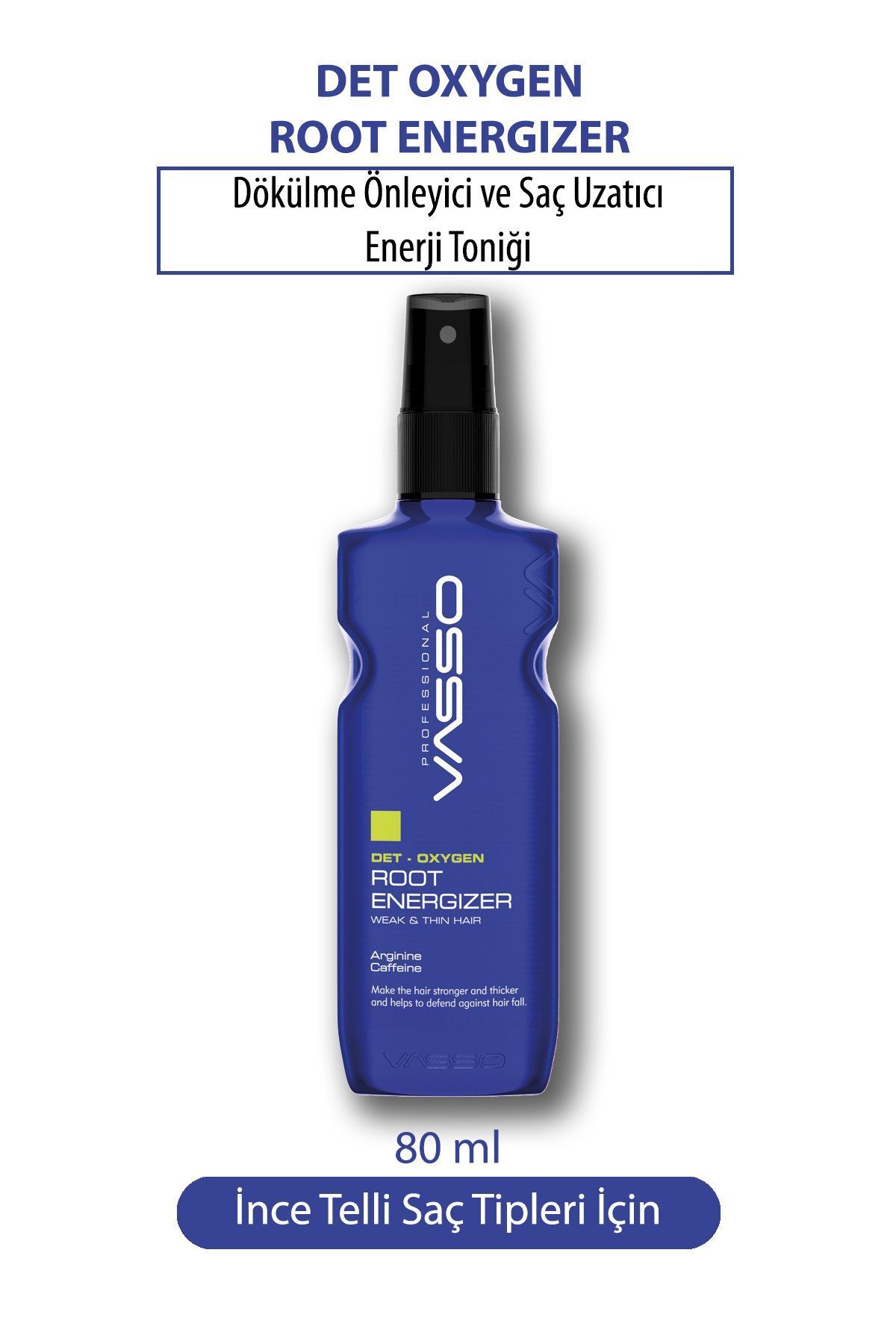 VASSO WOMEN Dökülme Önleyici Ve Hızlı Saç Uzatıcı Saç Toniği Güçlendirici Serum Root Energizer 80 ml