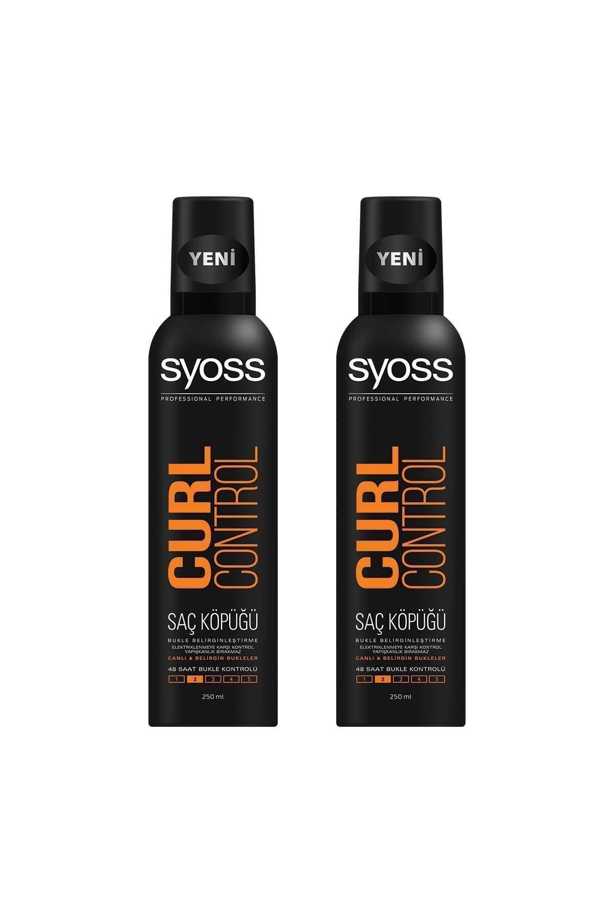 Syoss Curl Control- Bukle Belirginleştirici Köpük 250 ml X 2 Adet