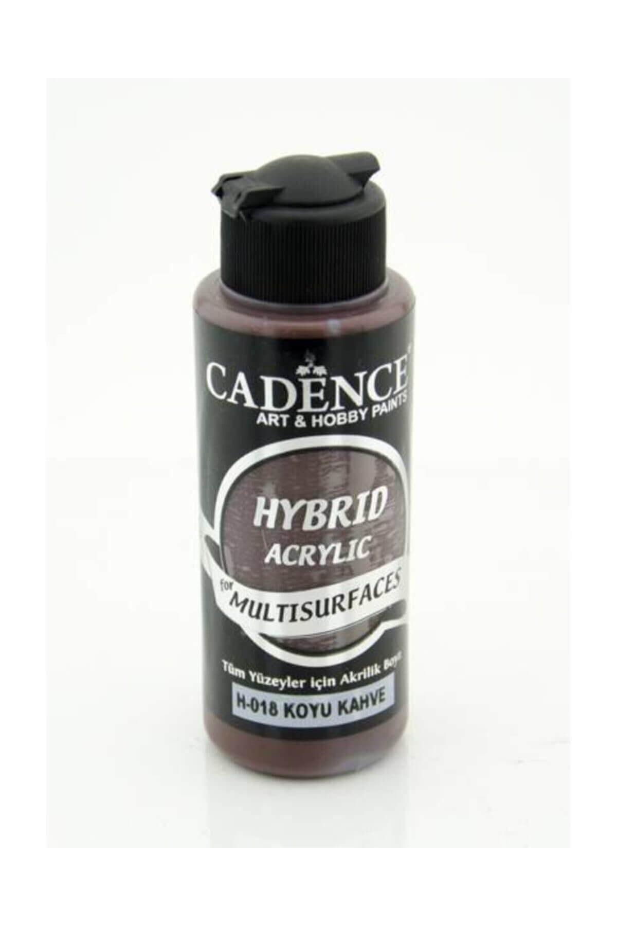 Cadence Hybrid Multisurface Akrilik Boya 120 ml. H-018 Koyu Kahve
