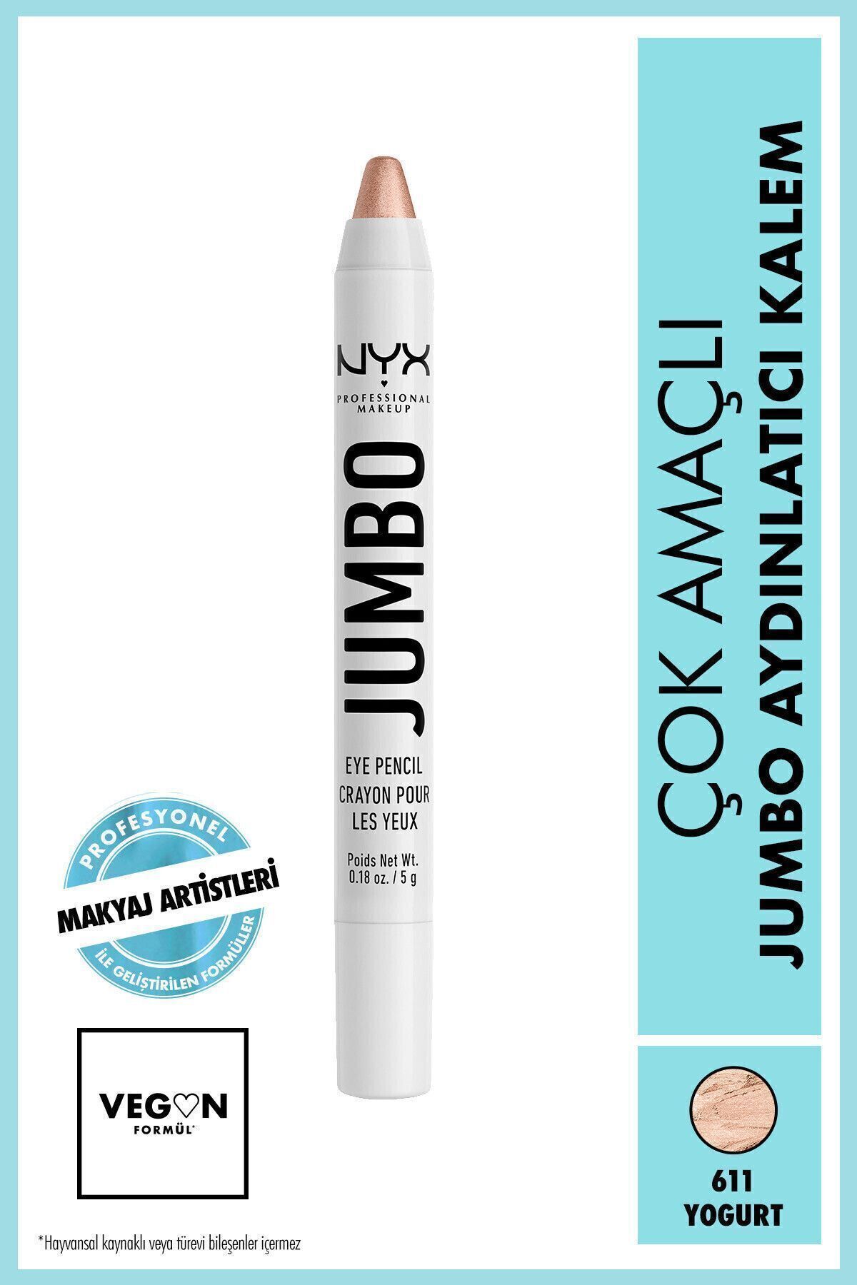 NYX Professional Makeup Jumbo Aydınlatıcı Kalem - 611 Yogurt