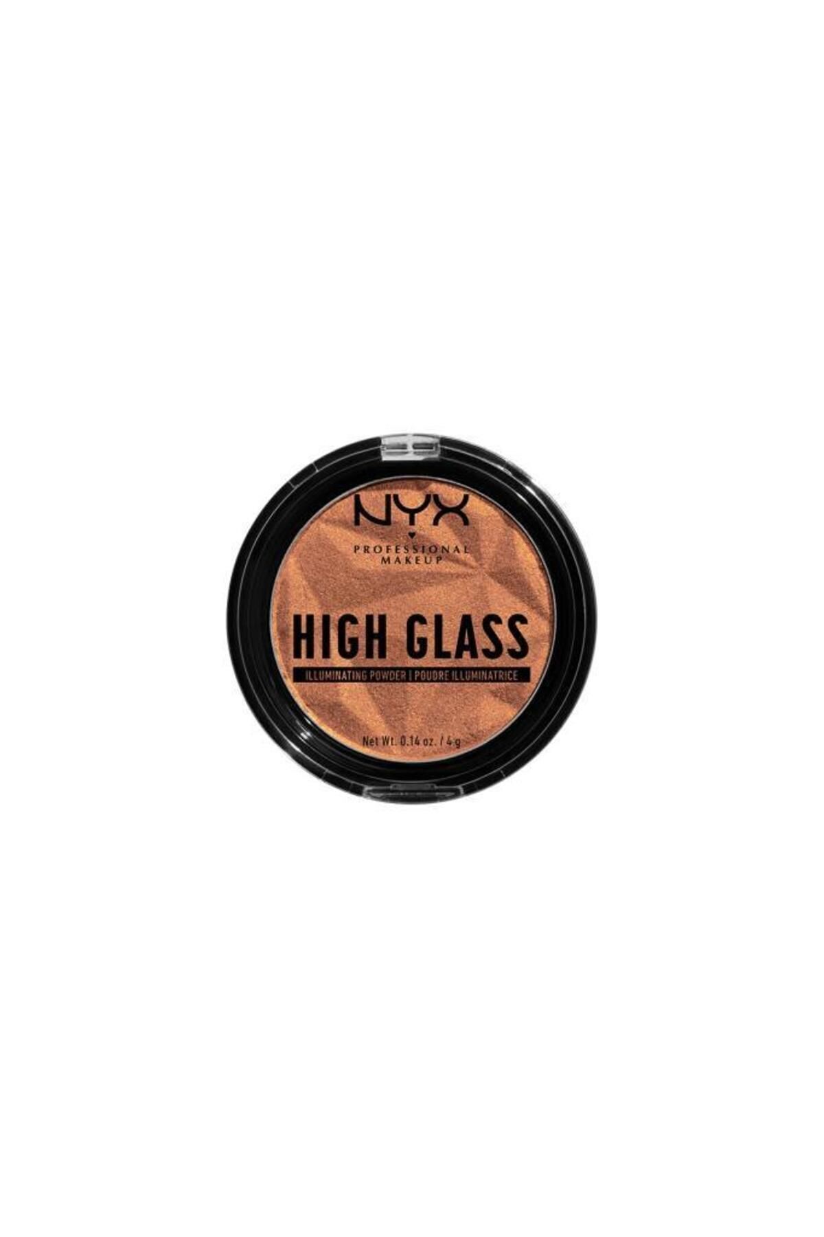 NYX Professional Makeup Hıgh Glass Illumınatıng Powder 3 - Gold