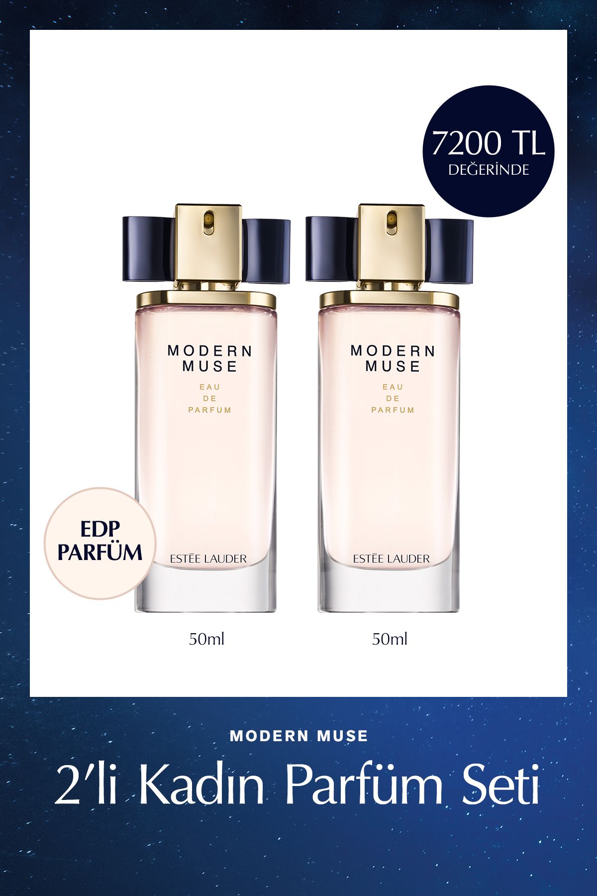 Estee Lauder Modern Muse 2'li Kadın EDP Parfüm Seti (50ml+50ml)