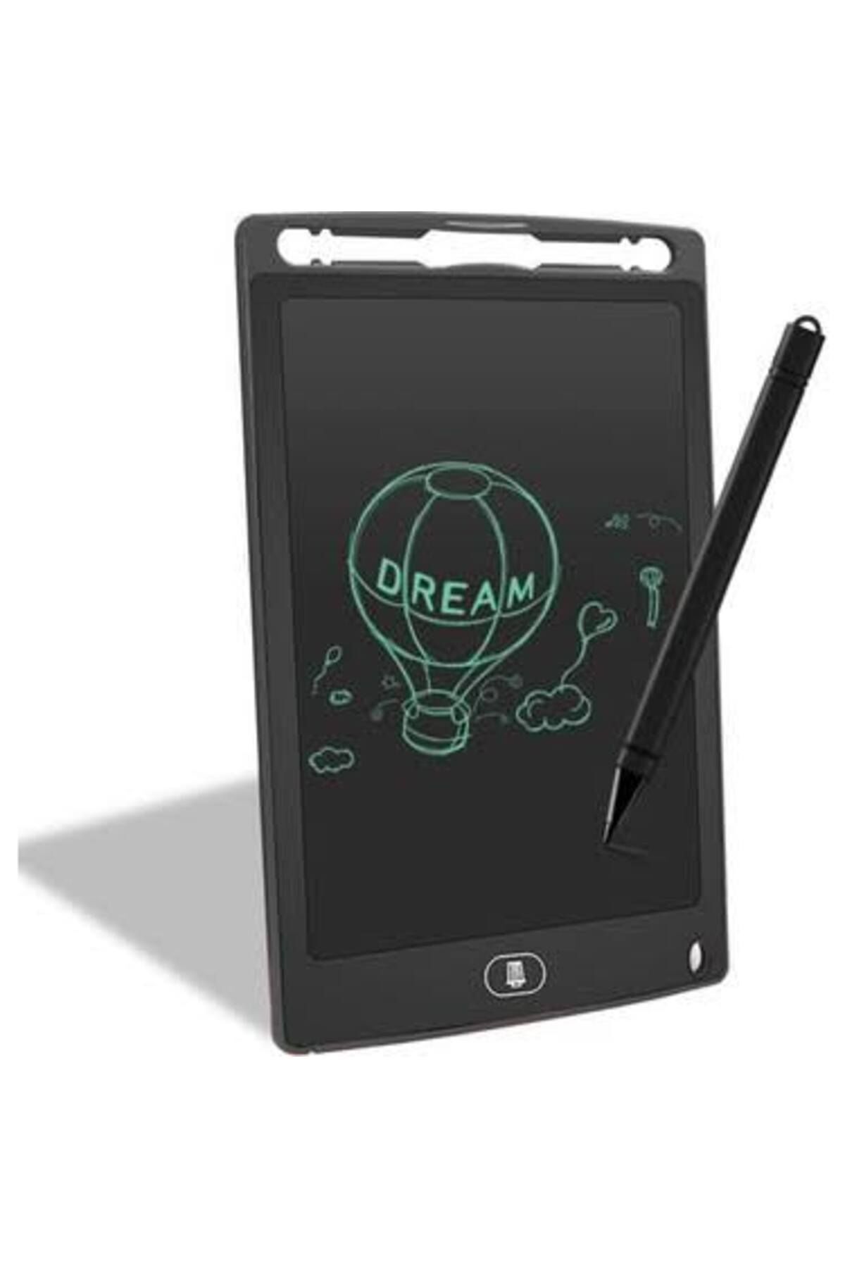 mczhome Yeni Nesil Lcd 8.5 Ekranlı Kalemli Dijital Çocuk Yazı Çizim Resim Bas Sil Yazı Tahtası
