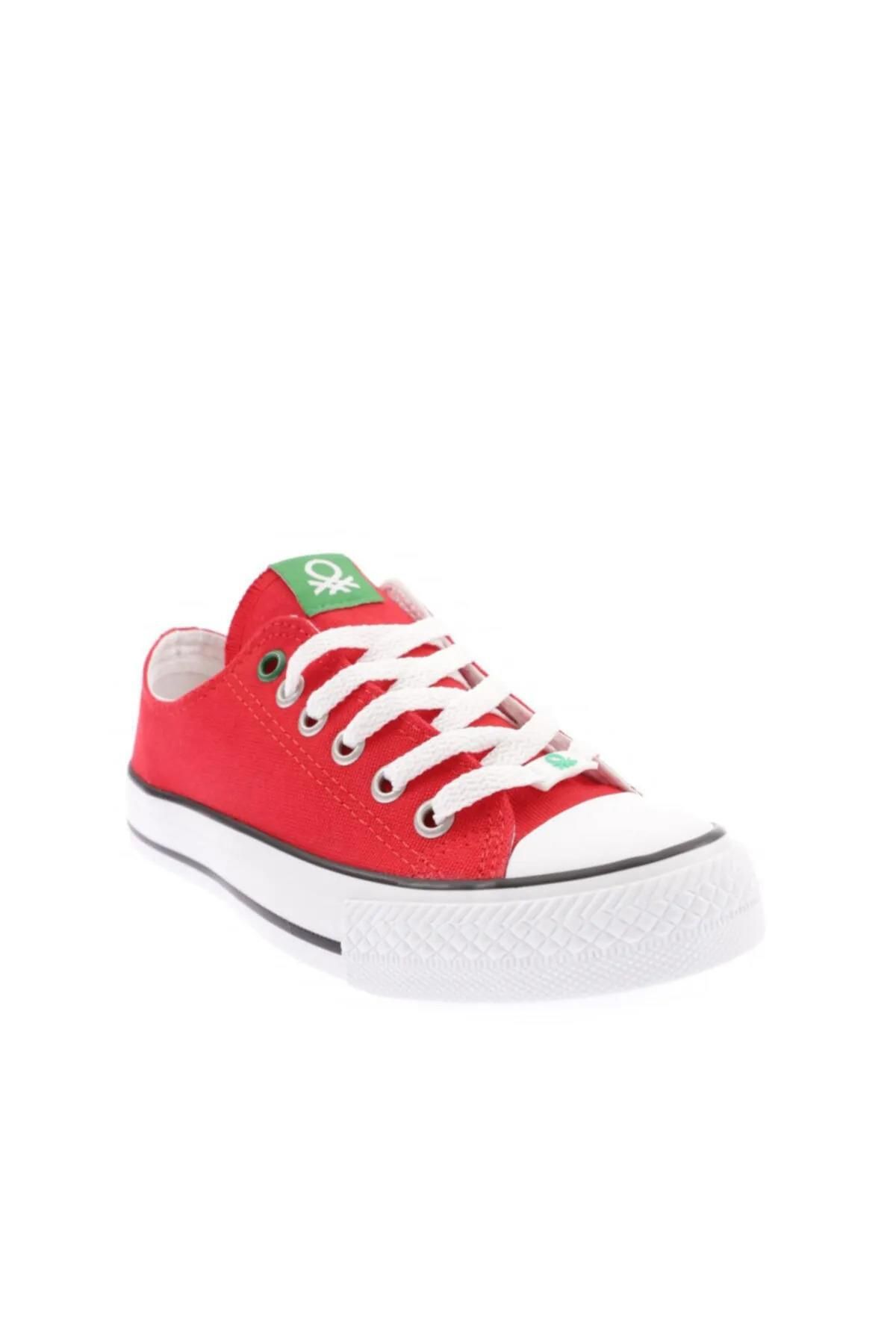 Benetton Bn-30196 Kadın Sneaker Spor Ayakkabı-kırmızı