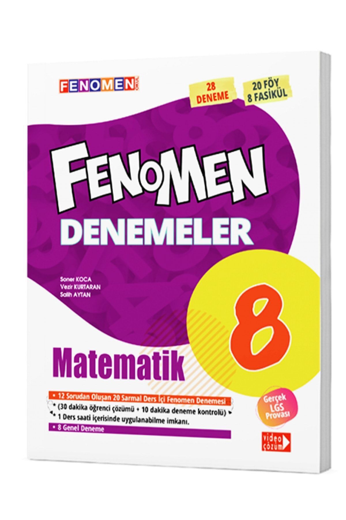 Fenomen Yayıncılık Fenomen 8. Sınıf Matematik Denemeleri