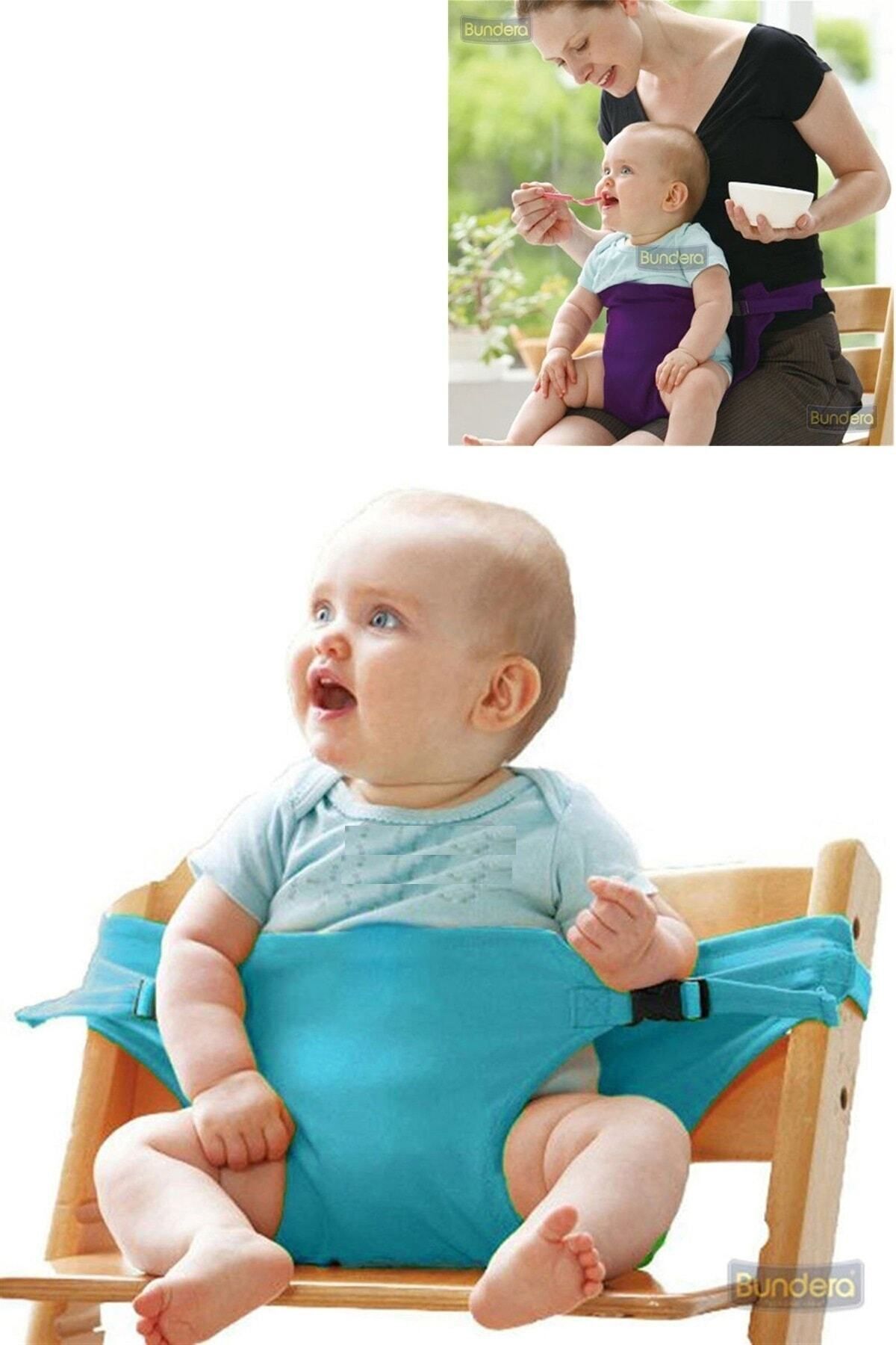 Bundeba Bebek Mama Sandalyesi Mavi Emniyet Kemeri, Bebek Güvenlik Kemeri, Kilit Bebek Koruma Koruyucu Kılıf