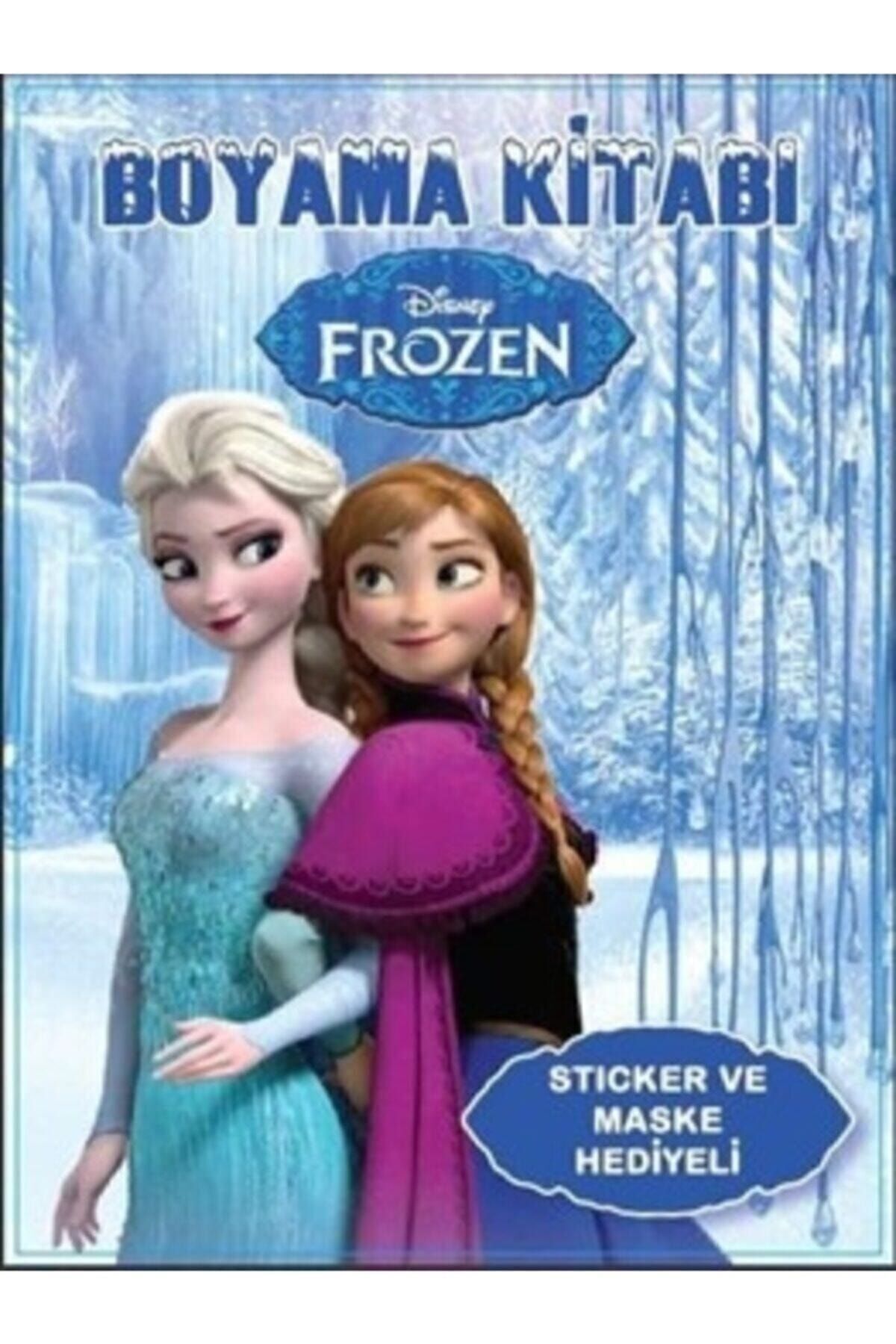 PapatyamPartiEvi Frozen Elsa Karlar Ülkesi Boyama Kitabı - Sticker Ve Maskeli