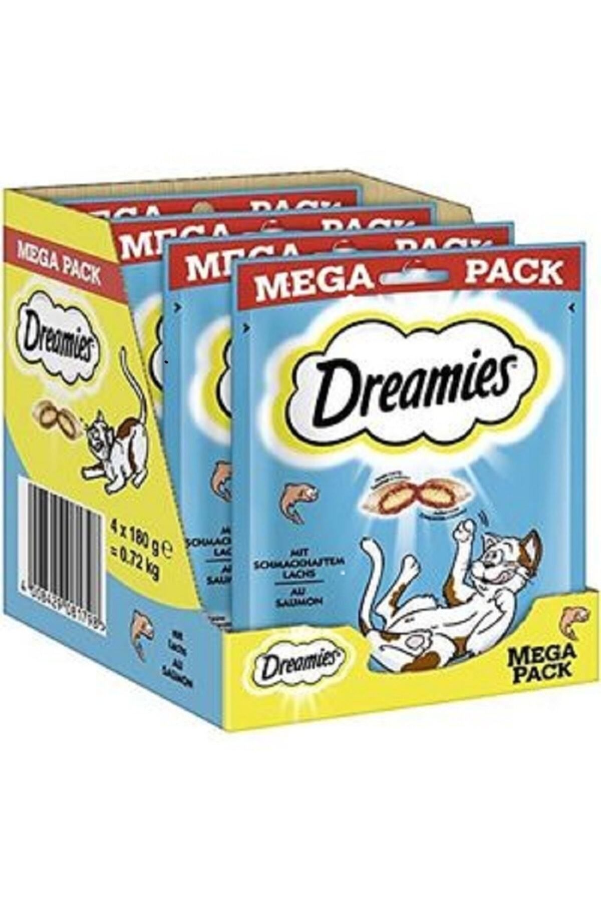 Dreamies MEGA PACK Somon 4*180 gr