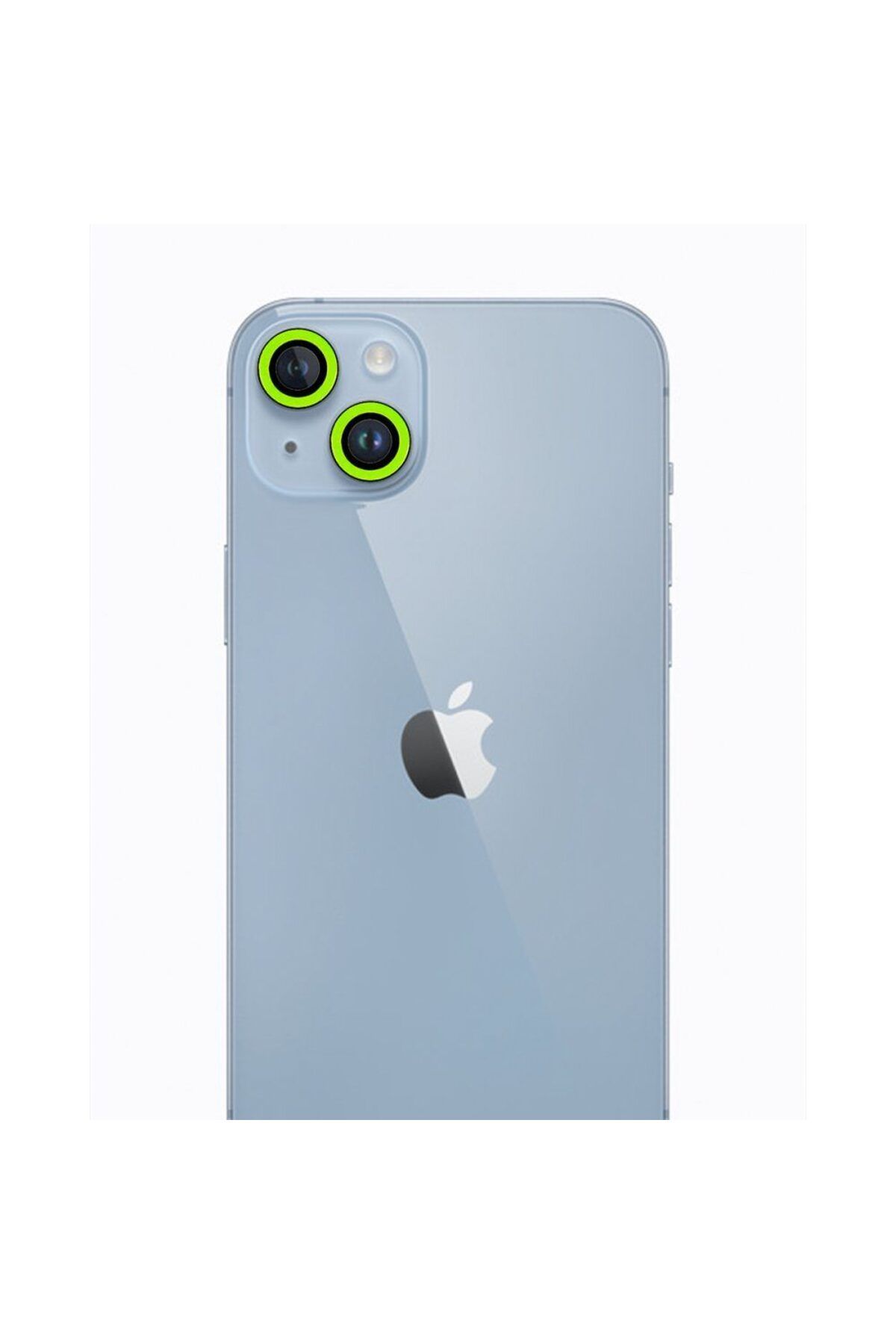 Genel Markalar İphone 13 Mini Neon Fosforlu Kamera Lens - Ürün Rengi : Yeşil - Lisinya