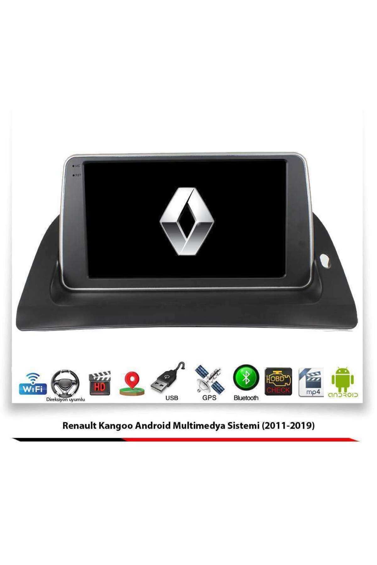 Nakamichi Renault Kangoo Uyumlu Android Multimedya Oem 2011-2019 3gb Ram 32gb Hafıza Car Play Airplay Androıd